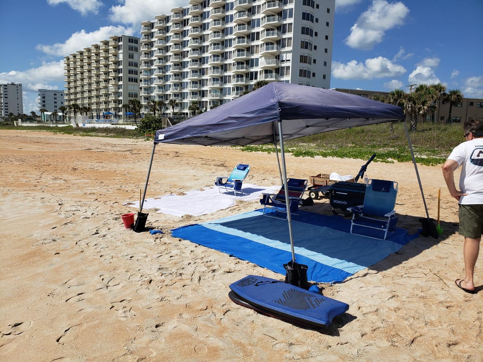 ABCCANOPY Canopy Weights 120 LBS Tent Sand Bags,4-Pack Black(No Sand) customer photo 2