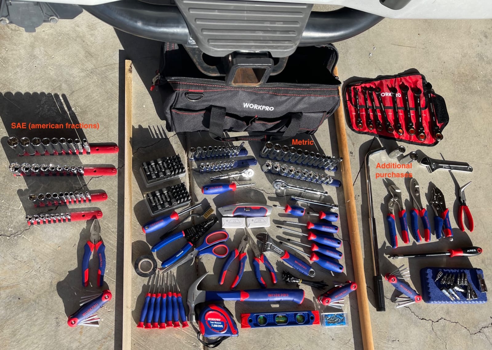 WORKPRO 322-Piece Home Repair Tool Kit With Carrying Bag - Basic Household Hand Tools customer photo 2