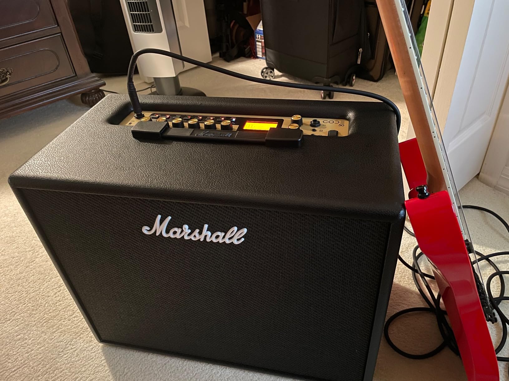 Marshall CODE50 Digital Combo Electric Guitar Amplifier - Black customer photo 2