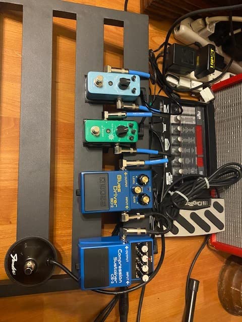 Donner DB-3 Guitar Pedal Board, Aluminum, 20 x 11.4 x 4 in, Bag customer photo 2