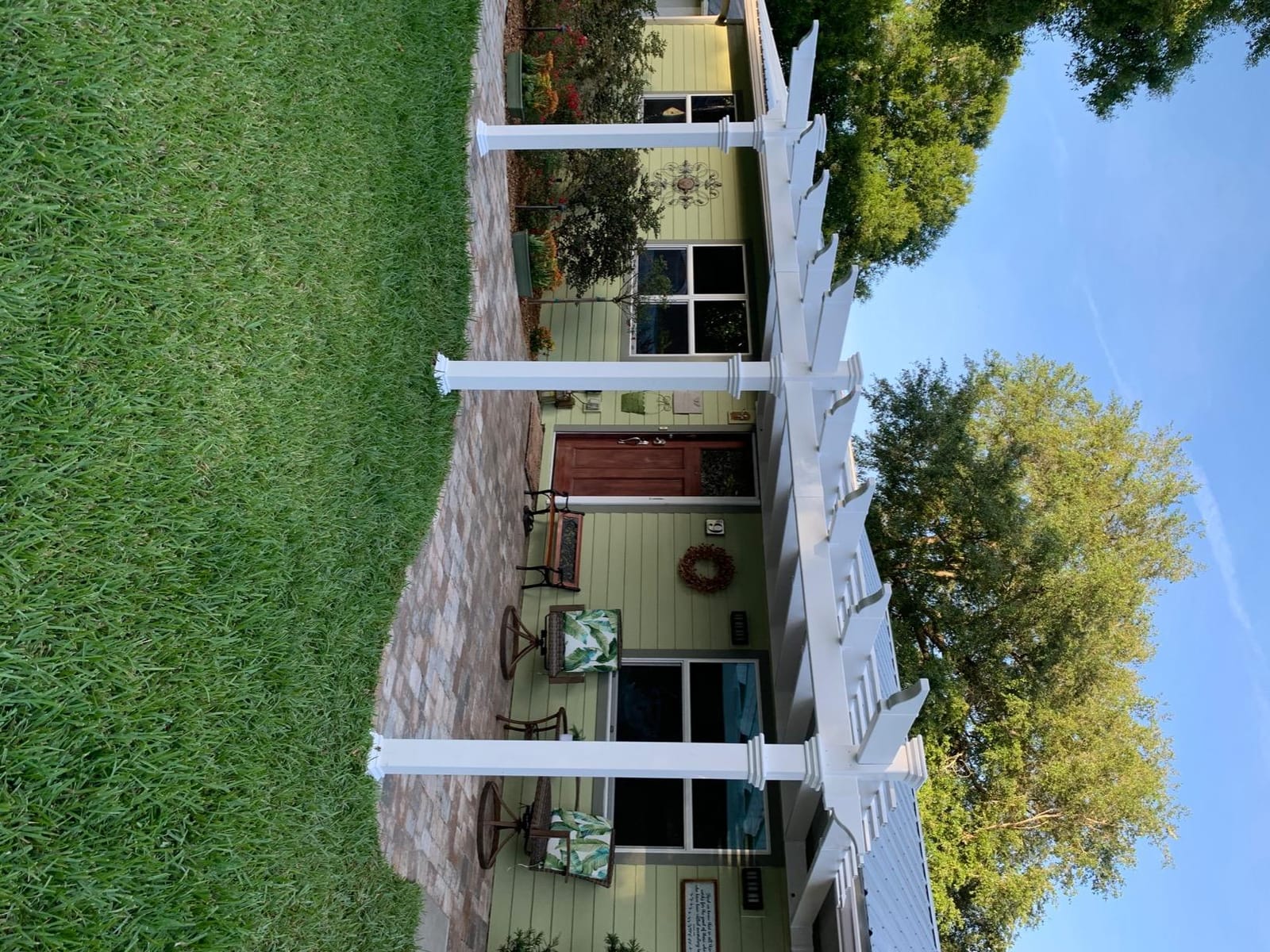 vita Valencia 12' x 16' Attached Vinyl Pergola customer photo 1