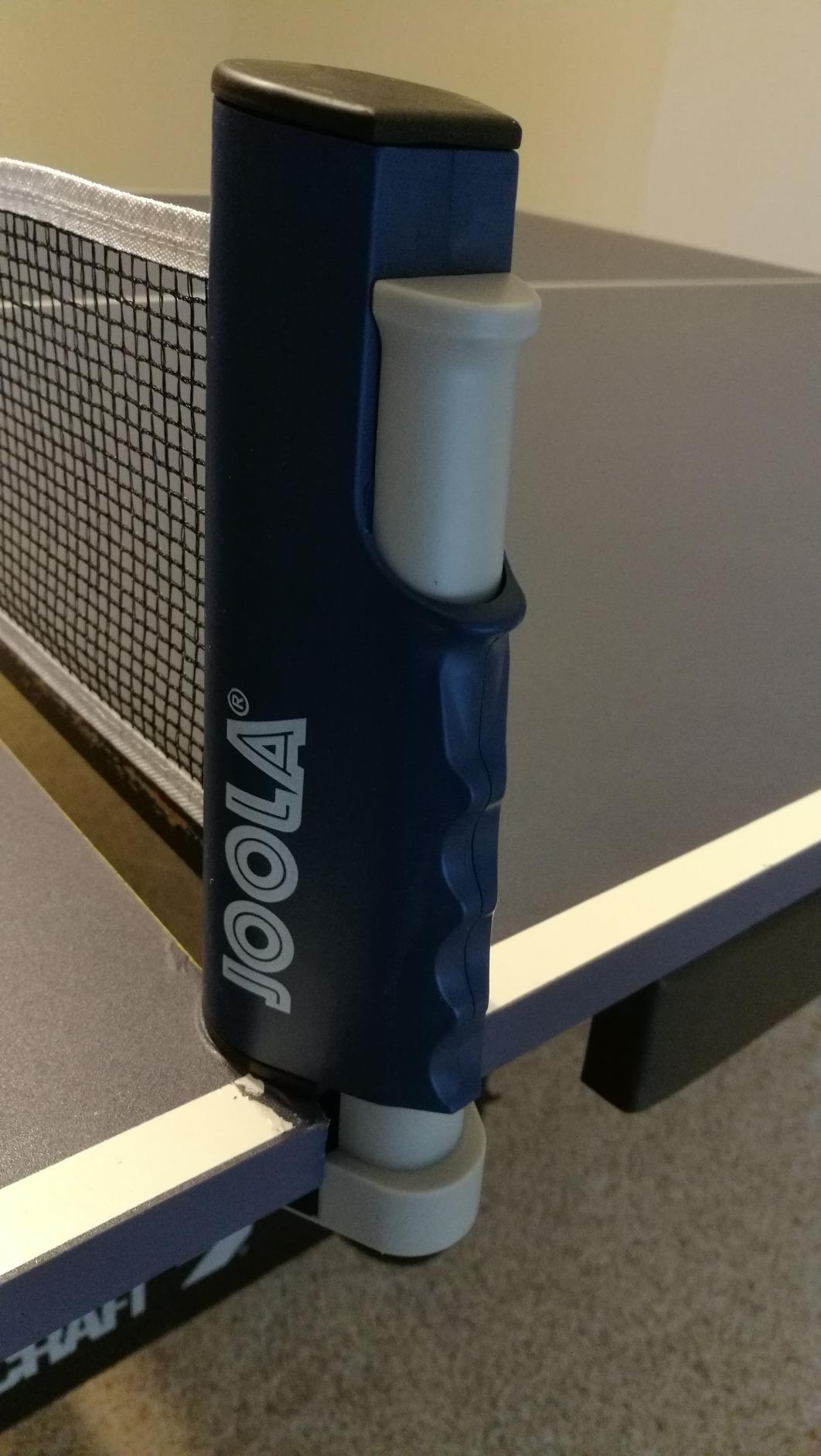 JOOLA Retractable Ping Pong Net for Any Table - Portable Table Tennis Net and Post Set Stretches 5.75' & Clamps Up to 2