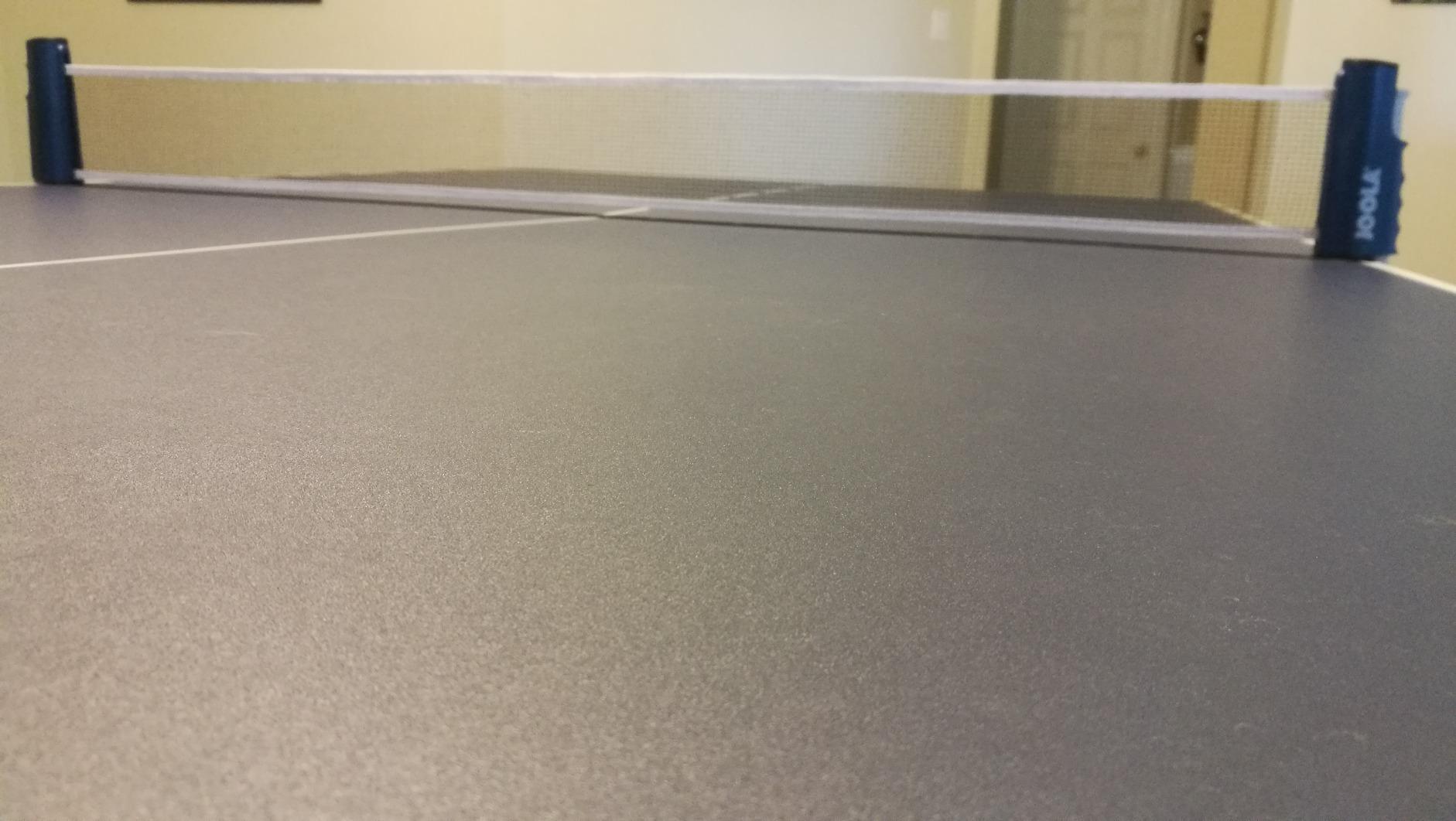 JOOLA Retractable Ping Pong Net for Any Table - Portable Table Tennis Net and Post Set Stretches 5.75' & Clamps Up to 2
