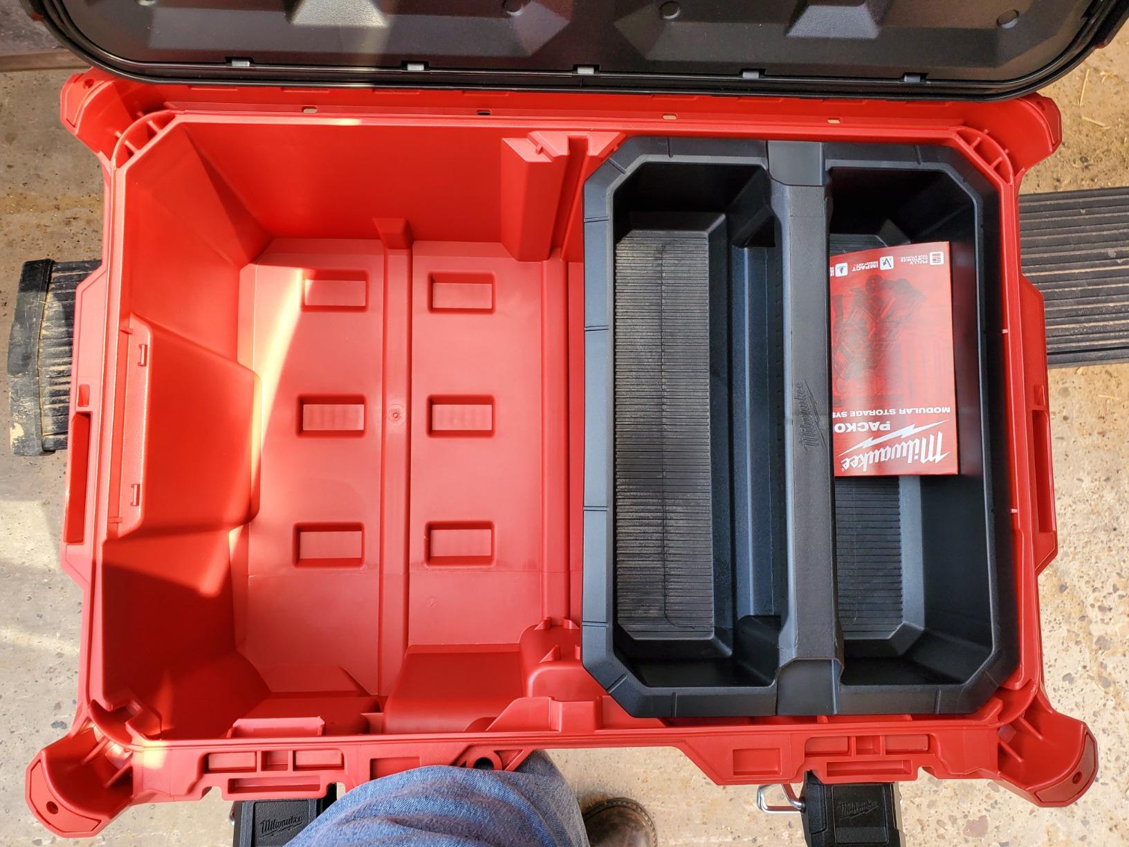 Milwaukee Electric Tool 48-22-8425 Pack out, Large Tool Box, Red customer photo 2