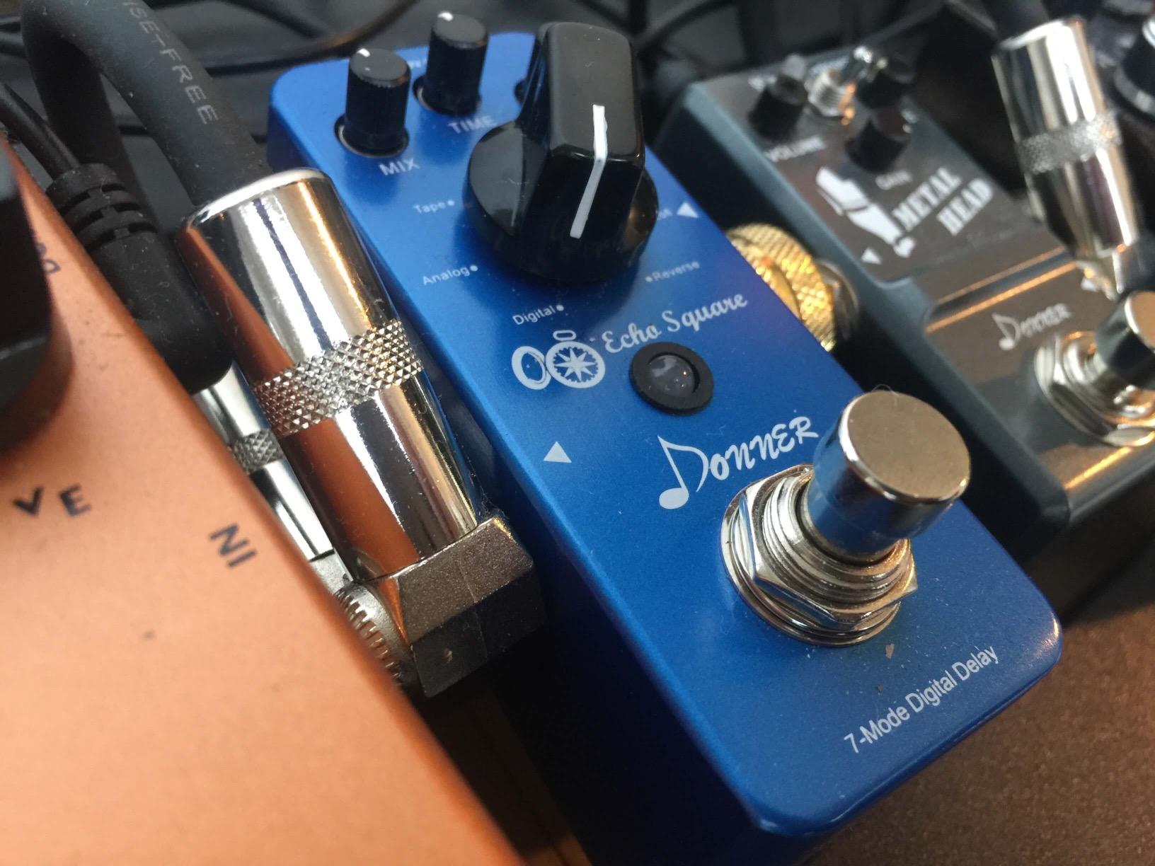 Donner Echo Square Delay Pedal - Digital 7-Modes Delay for Electric Guitar, Multi-Delay including Digital, Analog, Tape, Mod, Sweep, Lofi, Reverse - True Bypass customer photo 1
