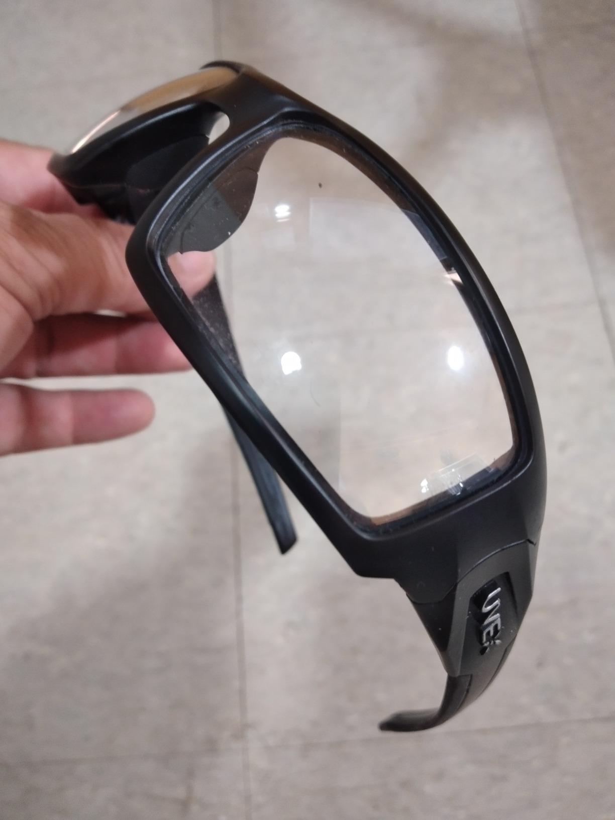 Uvex Hypershock Safety Glasses, Black Frame with Clear Lens & HydroShield Anti-Fog Coating (S2940HS) customer photo 2