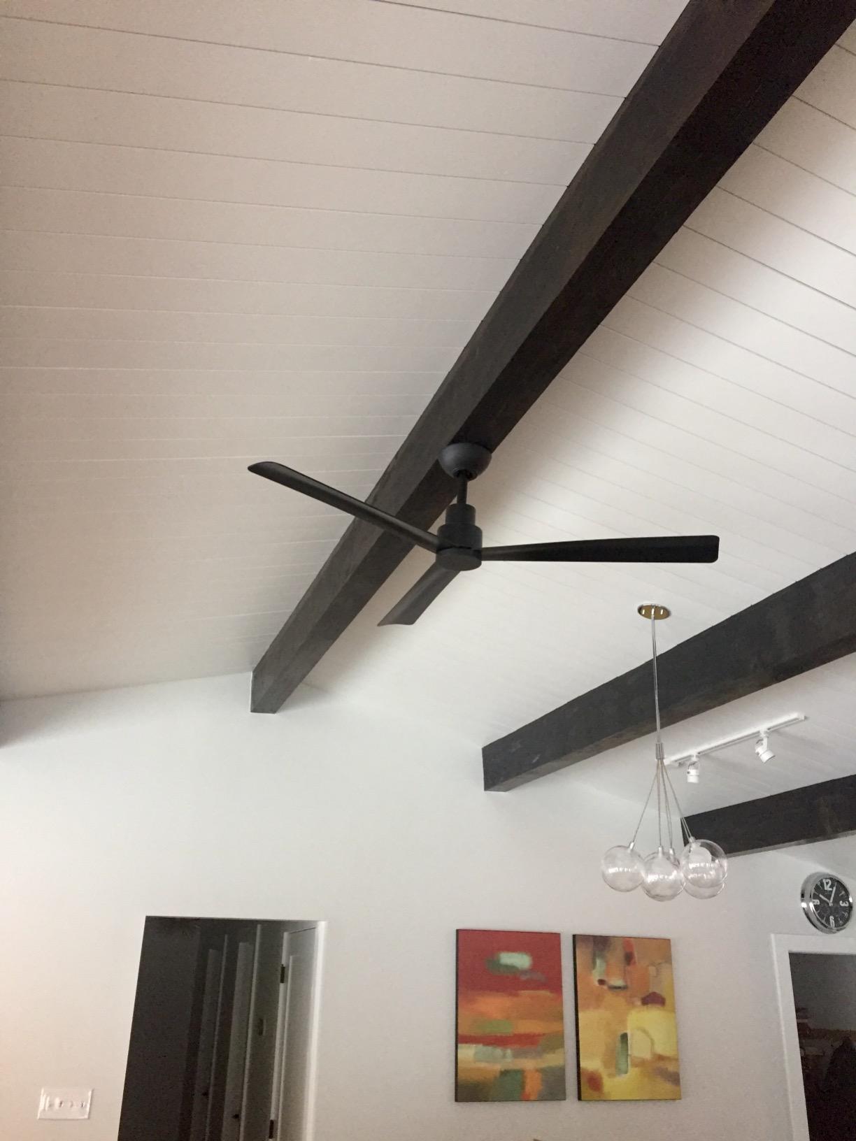 Minka-Aire F787-CL Simple 52 Inch Outdoor 3 Blade Ceiling Fan with DC Motor in Coal Finish customer photo 1