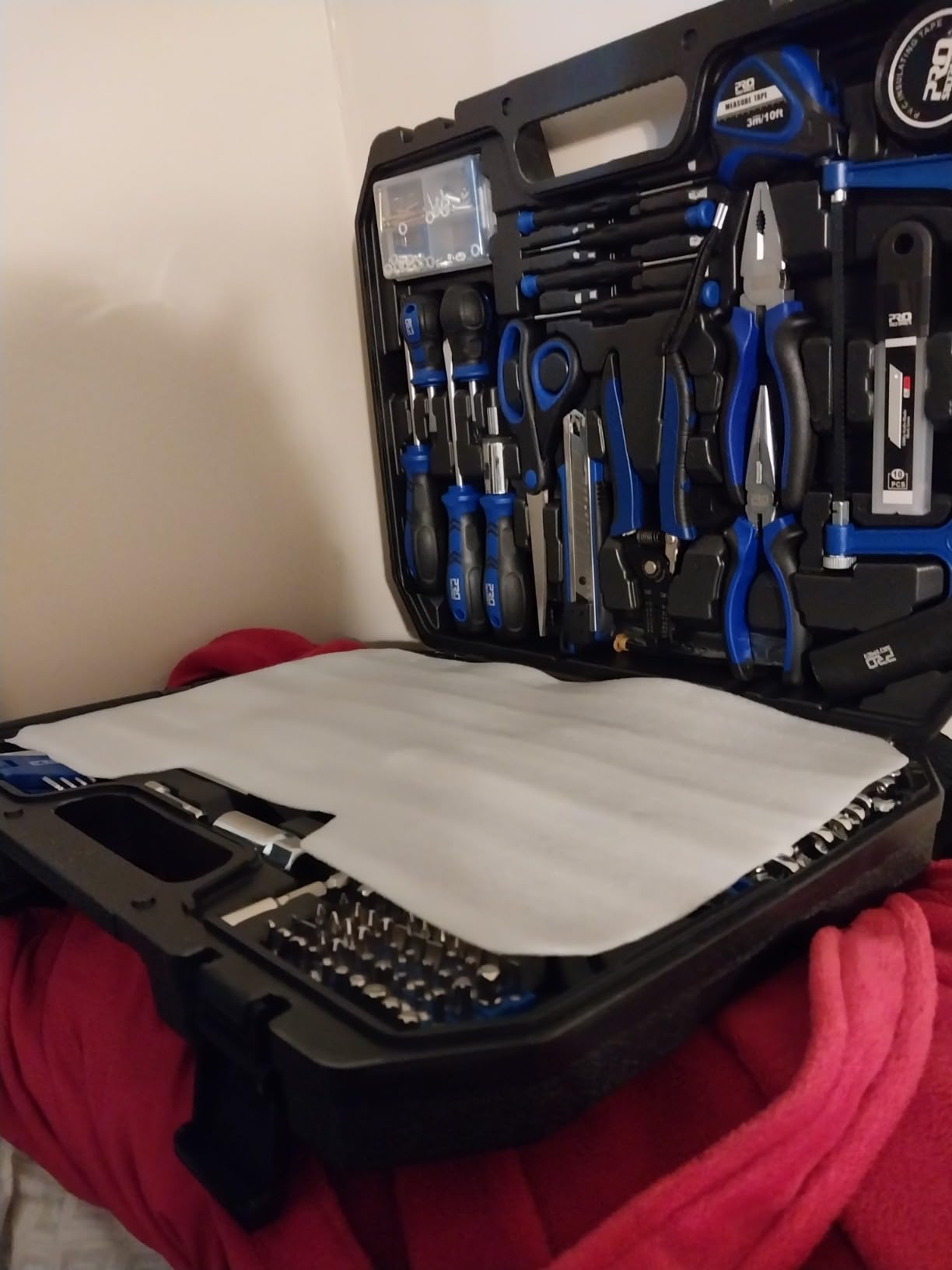 Prostormer 259-Piece Tool Kit, General Household Hand Tool Set, Blue customer photo 1