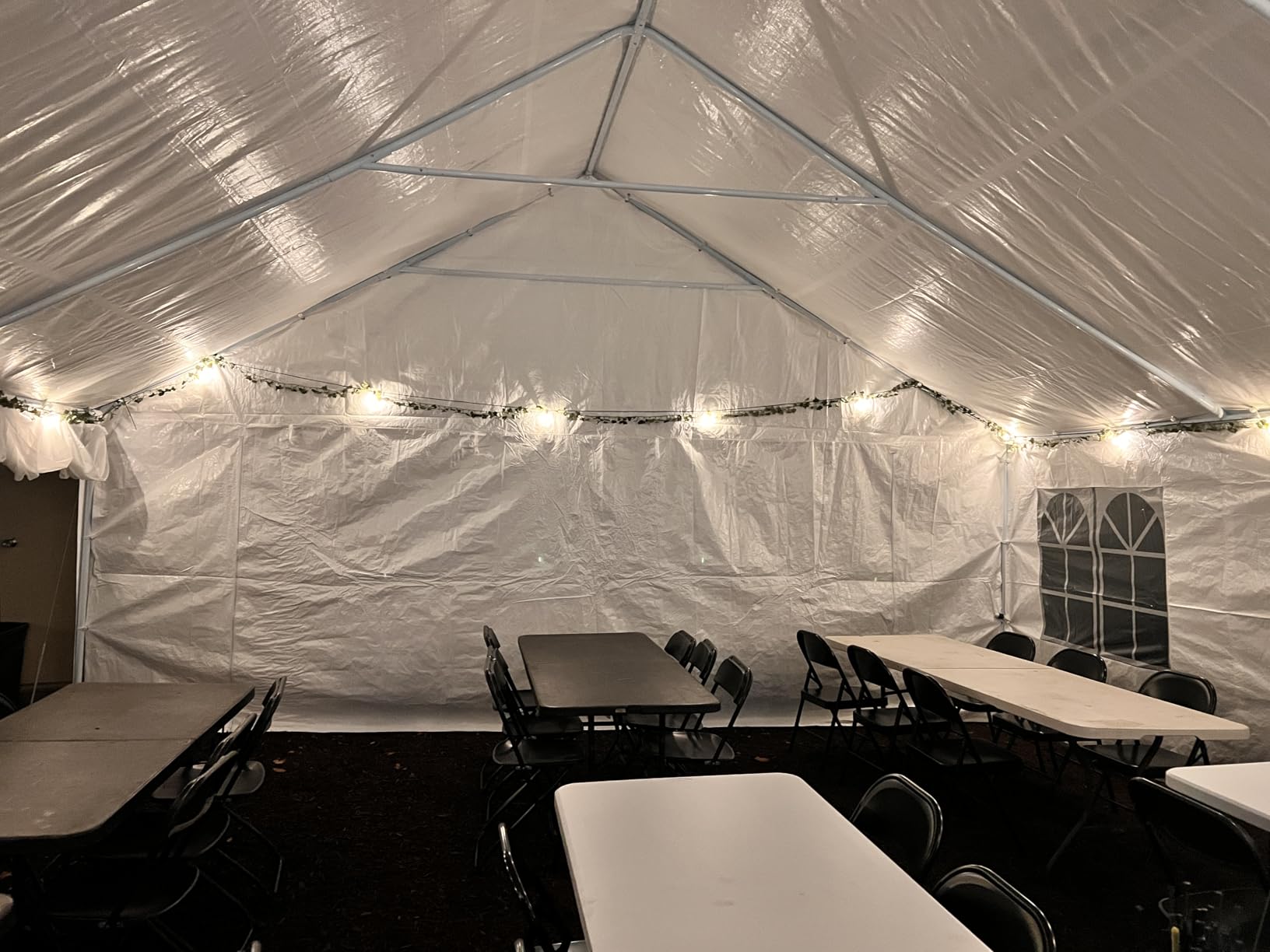 GOJOOASIS 20x20 Canopy Tent for Party, Heavy Duty Carport customer photo 2