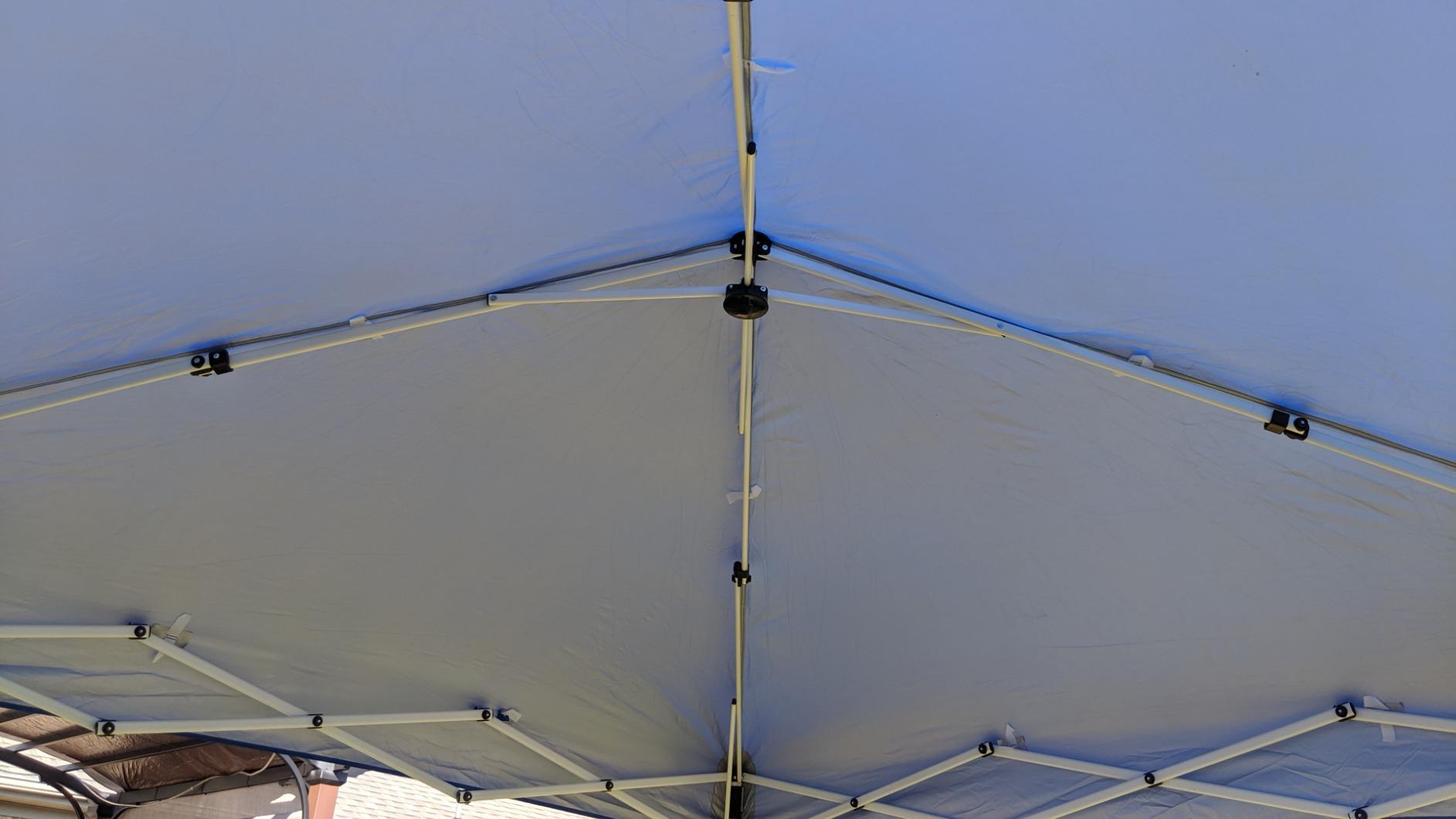 EAGLE PEAK 10x10 Slant Leg Pop Up Canopy Tent, Blue customer photo 1