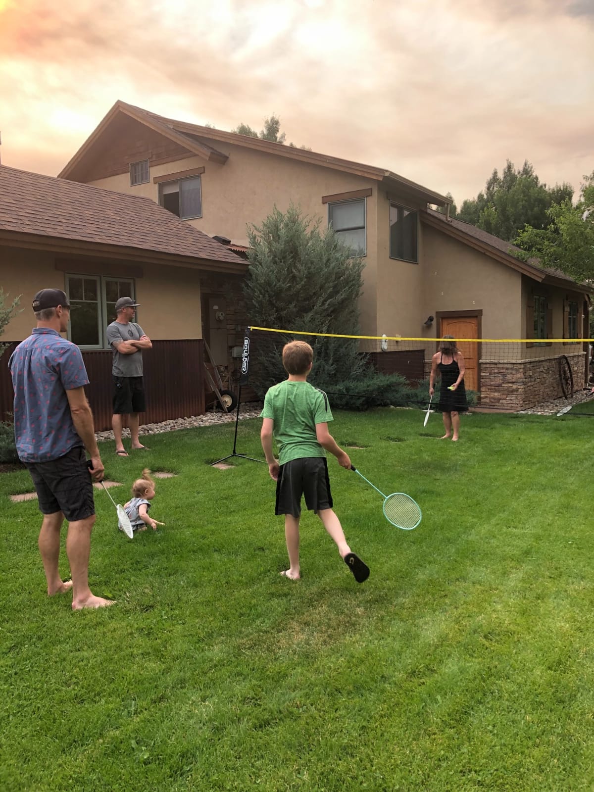 Senston Professional 90g Lightweight Badminton Set of 4 for Backyard Games customer photo 1