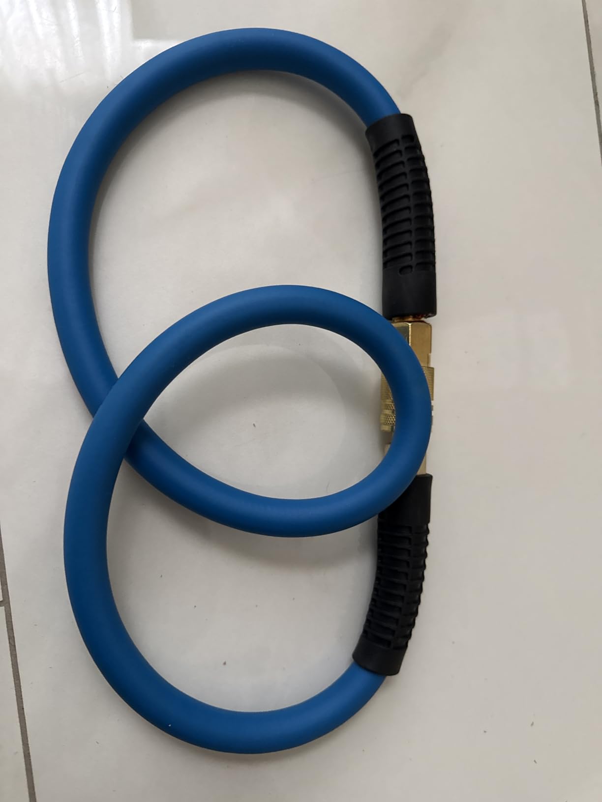 YOTOO Air Hose 3/8 in x 50 ft, Heavy Duty Hybrid Air Compressor Hose, Flexible, Lightweight, Kink Resistant with 1/4