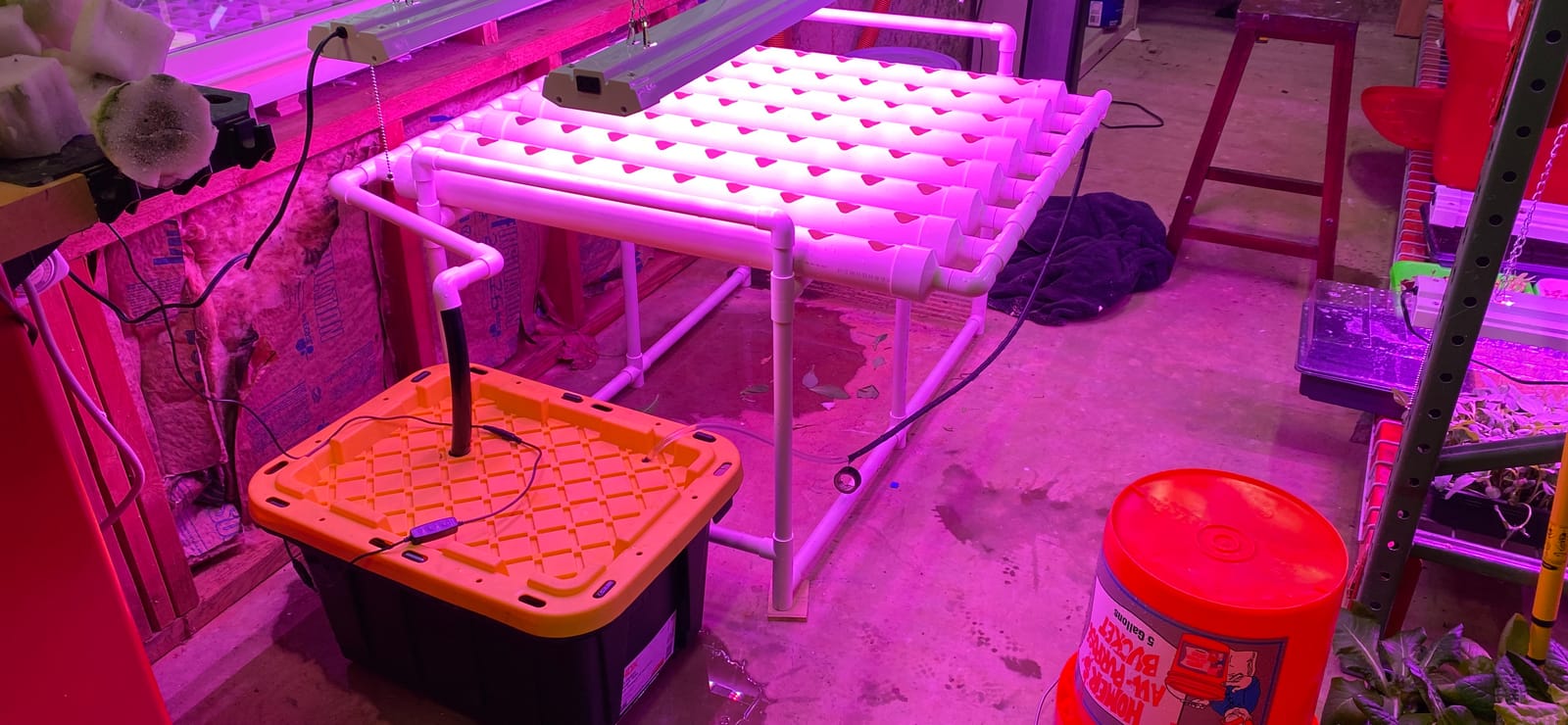 Hydroponic NFT 36 Holes Growing System with Special Fertilizer Timing Cycle, PVC Pipe Garden Plant Kit customer photo 1