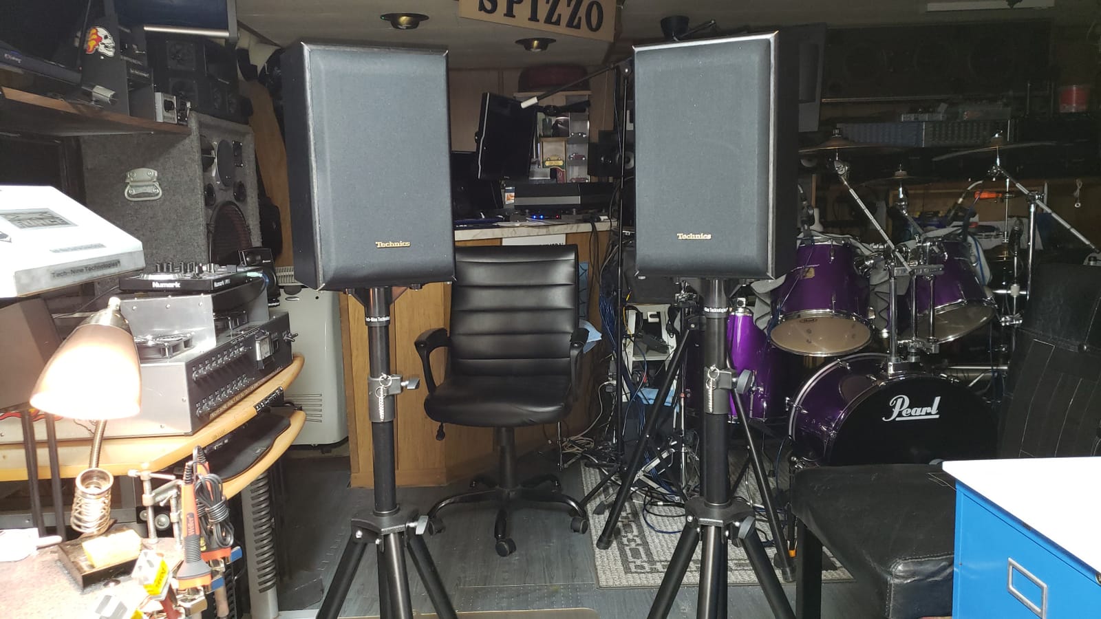 EMART PA Speaker Stands Pair with Carrying Bag, Adjustable Height 39-77in customer photo 1