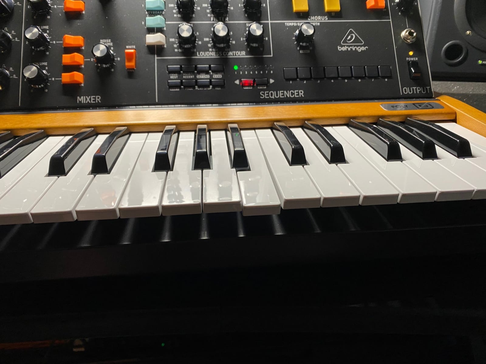 Behringer POLY D Analog 4-Voice Polyphonic Synthesizer with 37 Full-Size Keys, 4 VCOs, Classic Ladder Filter, LFO, BBD Stereo Chorus, Distortion, 32-Step Sequencer and Arpeggiator customer photo 2