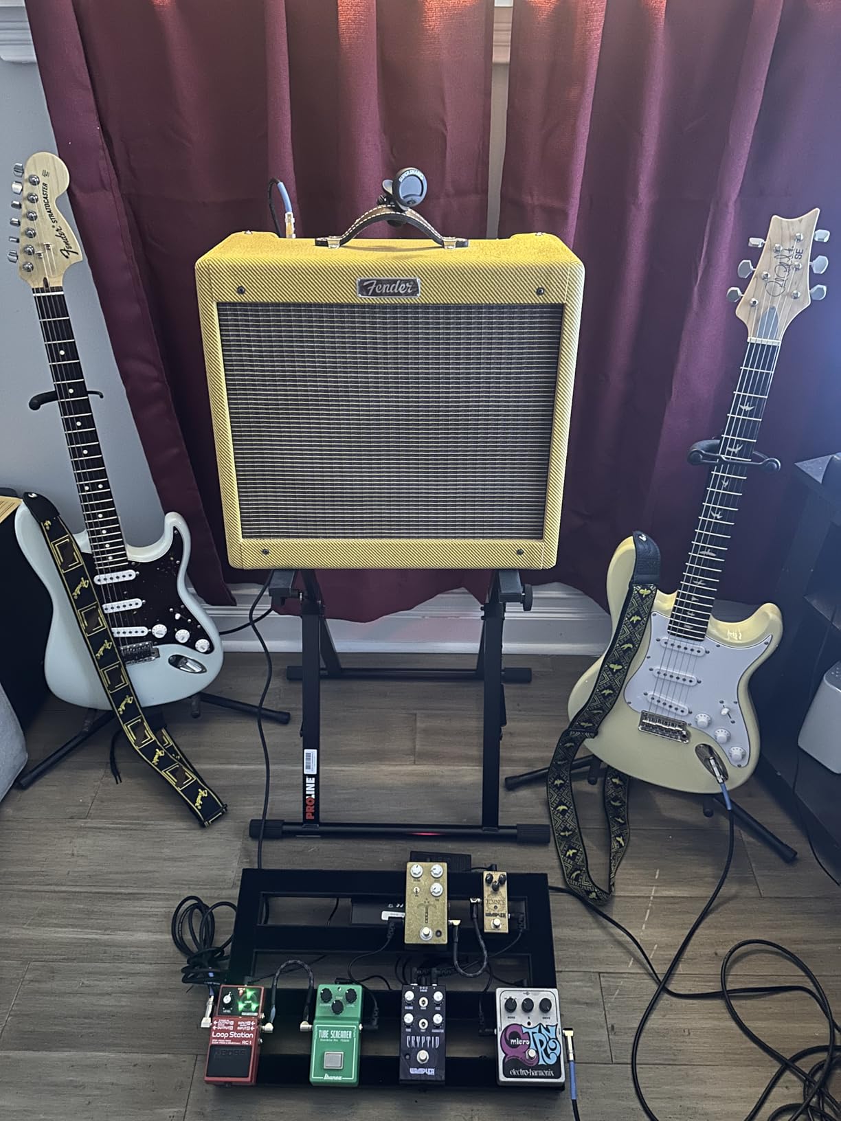 Ghost Fire Guitar Pedal Board Aluminum Alloy 1.76lb Super light Effect Pedalboard 19.8''x11.5'' with Carry Bag,SPL-04 customer photo 1
