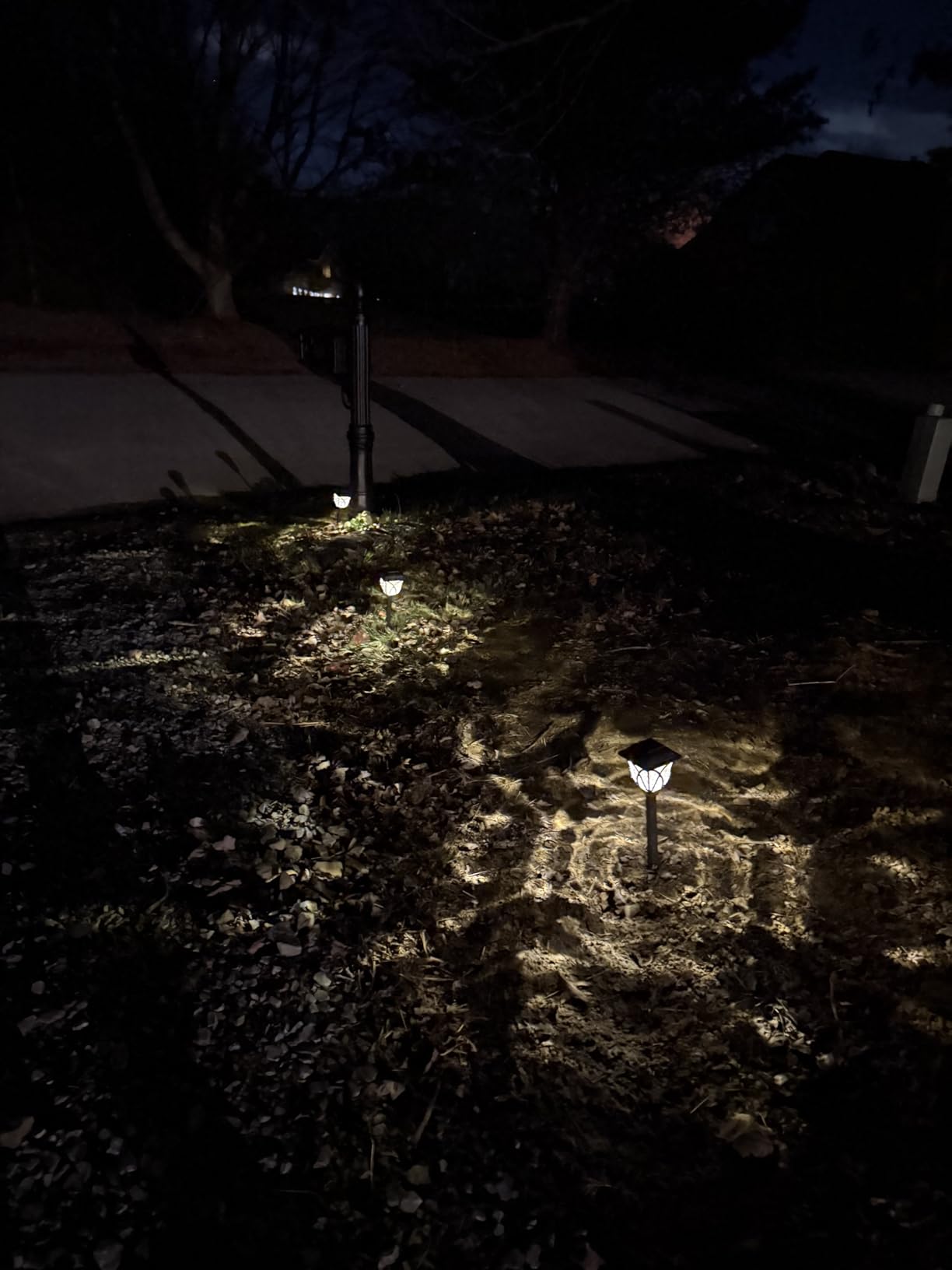 GIGALUMI 6 Pack Solar Lights Outdoor Waterproof, LED Solar Garden Lights customer photo 1
