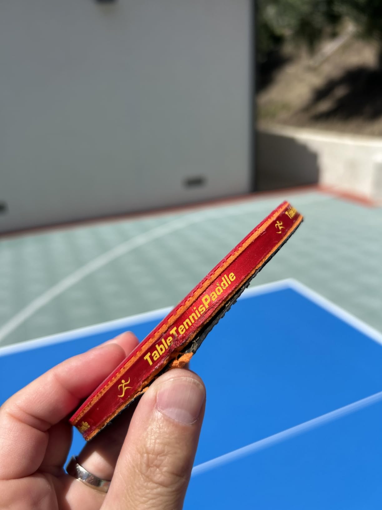 Abco Tech Table Tennis Set - Ping Pong Paddles and Balls for Professional and Recreational Play - Durable Design for Tournaments and Home Games - Portable for Family Fun and Practice customer photo 1