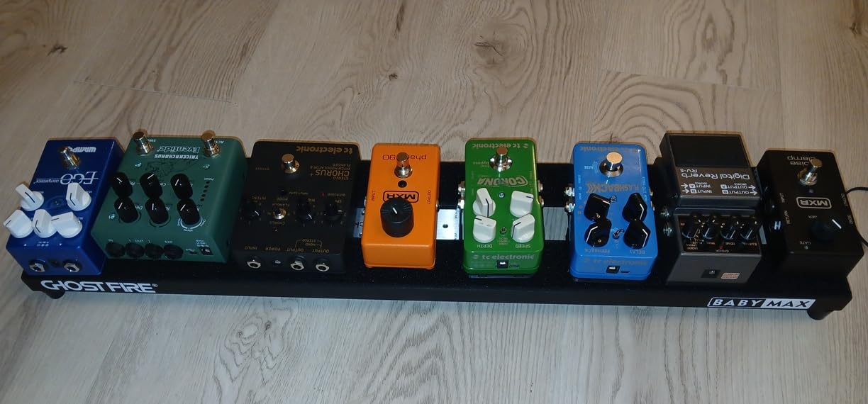 Ghost Fire Guitar Pedal Board Aluminum Alloy 8.15lb Effect Pedalboard 41.7