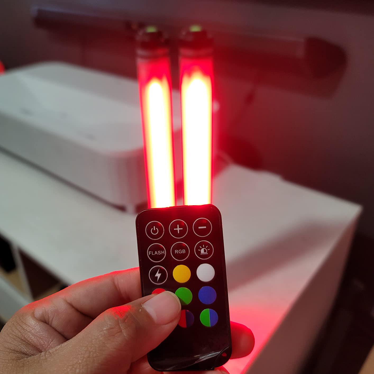 RGB LED Photography Light 10400mAh Battery Powered Tube Light Waterproof IP68 Full Color RGB Portable Lighting Wand Stick for Video Recording Studio, 12 Lighting Modes, 3000K 6000K CRI95+ customer photo 2