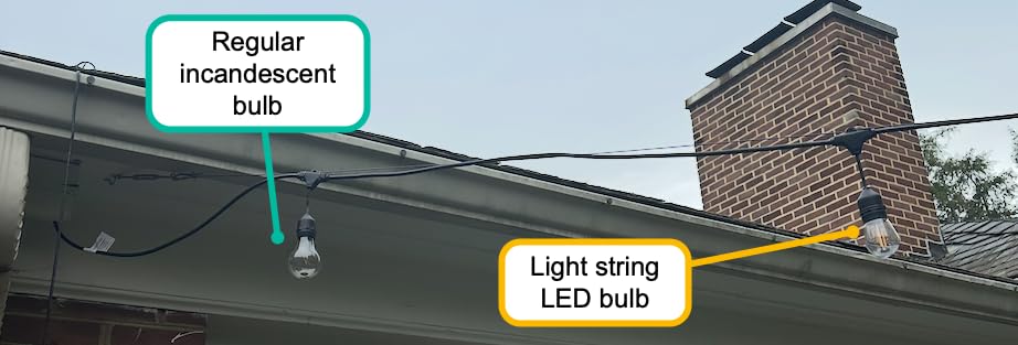 Svater 48 FT Outdoor String Lights 2W Commercial Grade Waterproof S14 ETL customer photo 2
