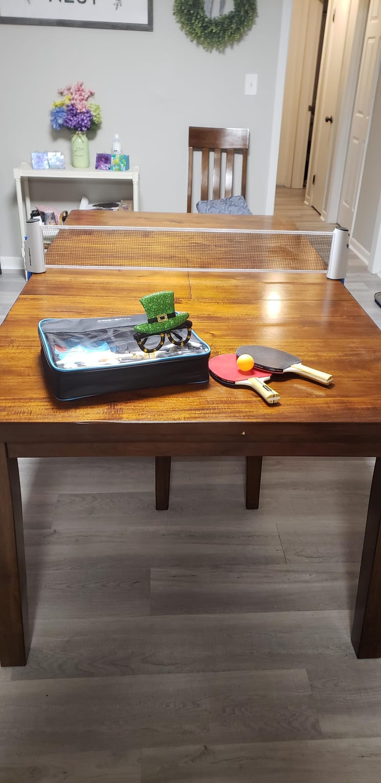 PRO-SPIN Portable Ping Pong Set with Retractable Ping Pong Net for Any Table, All-in-One Table Tennis Set with Ping Pong Paddles, Balls & Case, Table Top Family Game customer photo 1