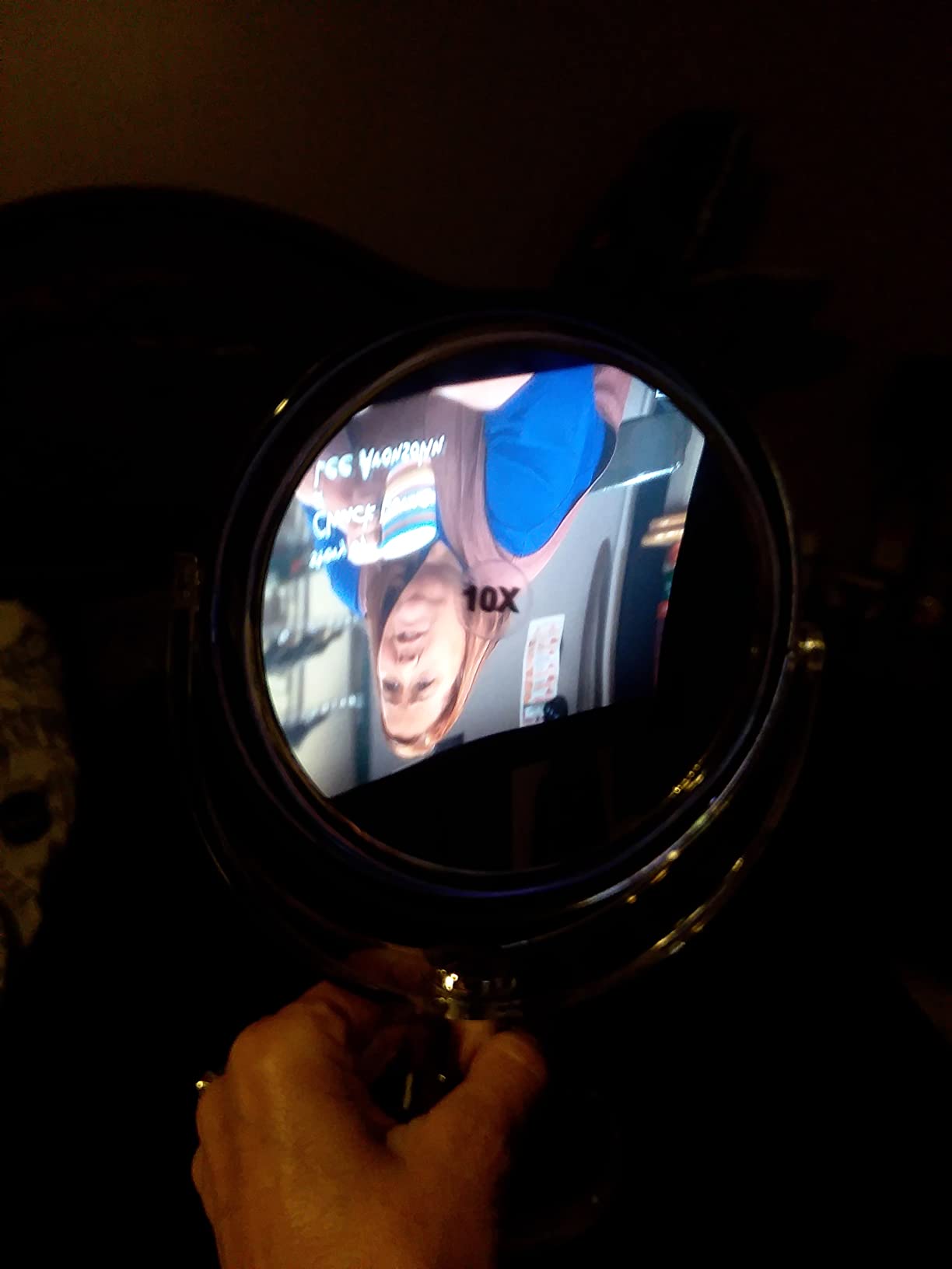 Magnifying Makeup Double Sided Mirror 1x 10x Magnification Desk Mirror 7'' customer photo 1