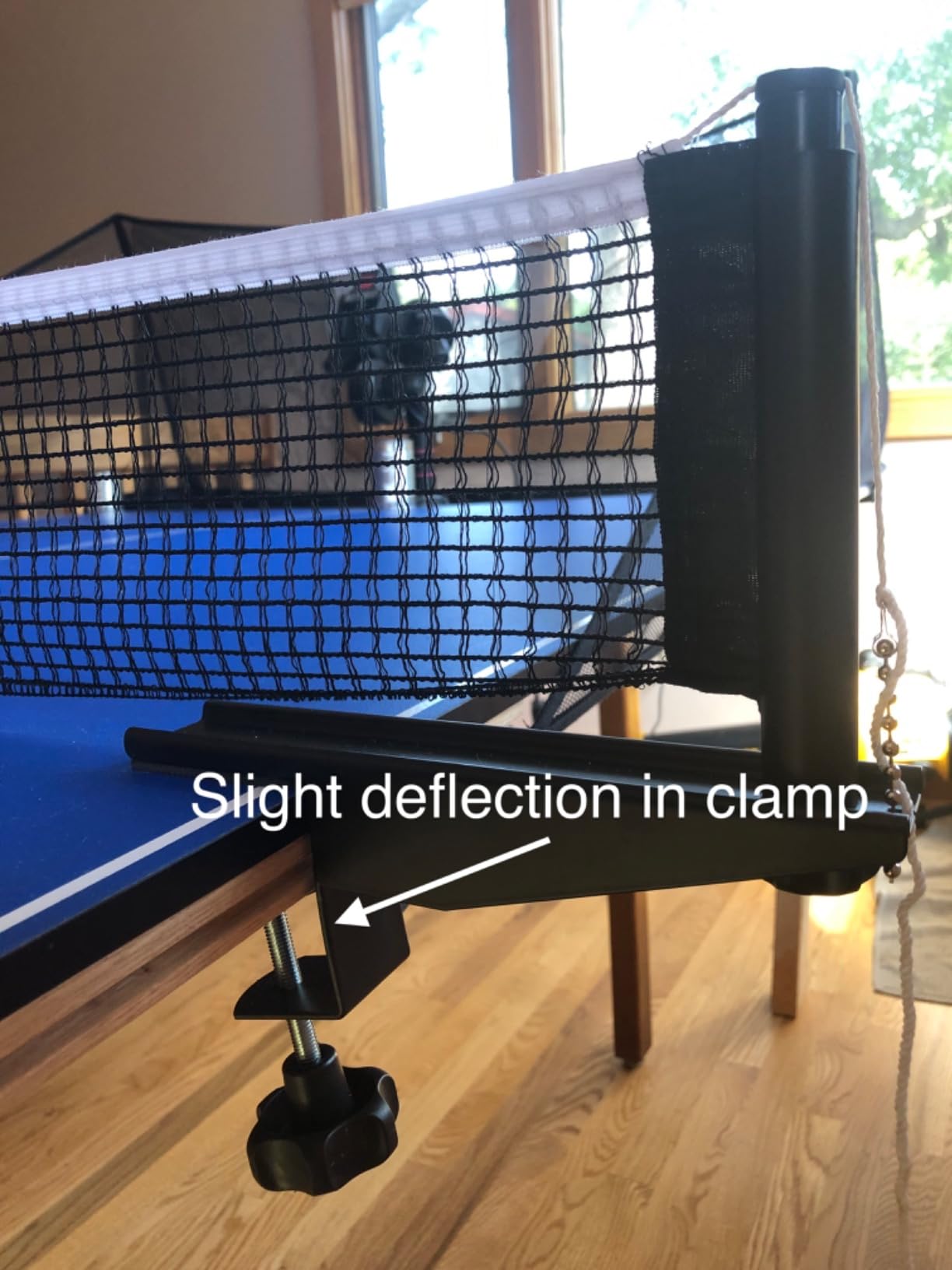 TINOS Premium Table Tennis Net & Post | Pro Screw Clamp Ping Pong Net customer photo 2