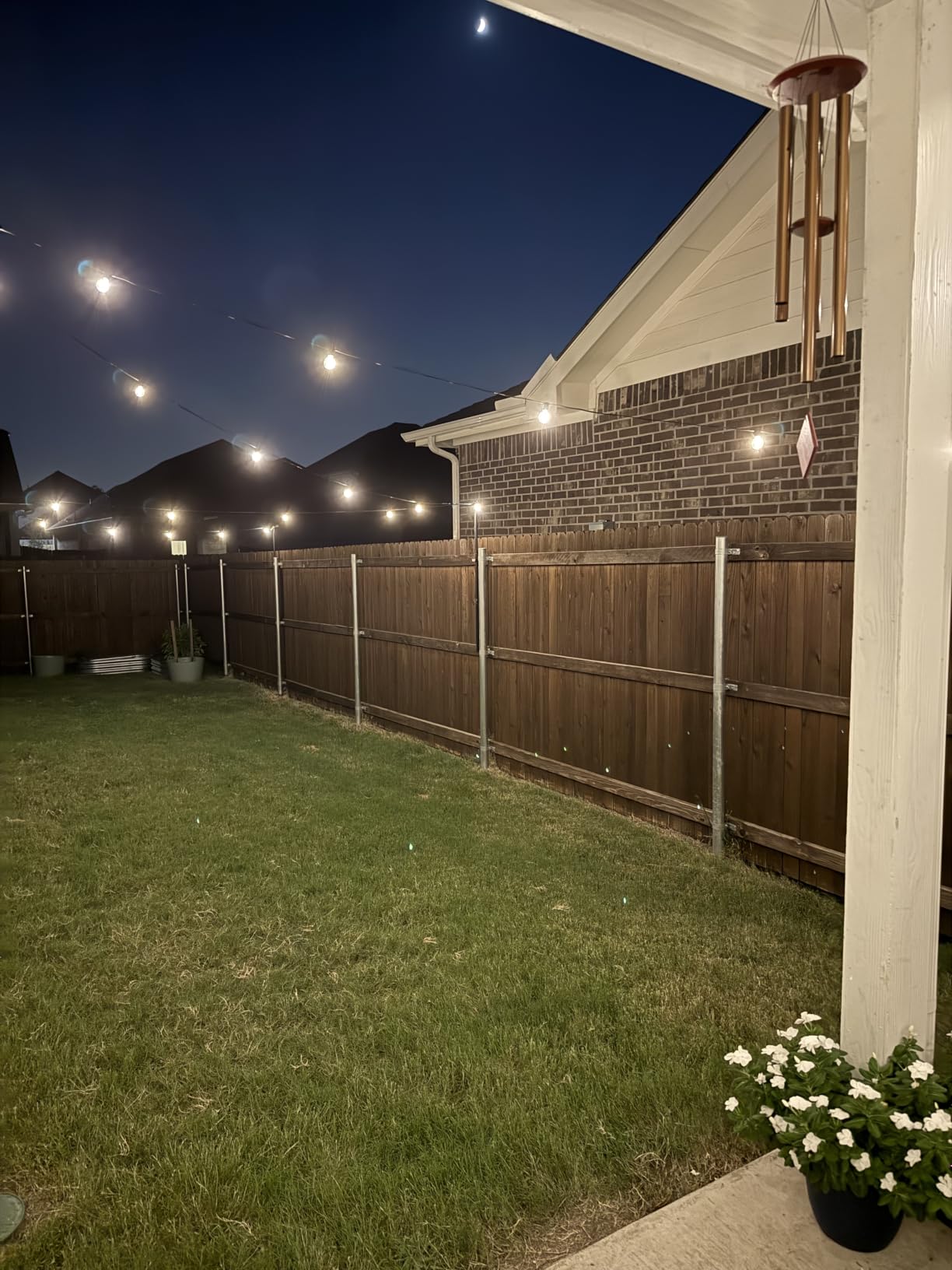 GPATIO 120FT Outdoor String Lights, Waterproof Patio Lights with 64 Hanging Lights Globe G40 Bulbs, 2700k Shatterproof for Backyard Outside Decor customer photo 1
