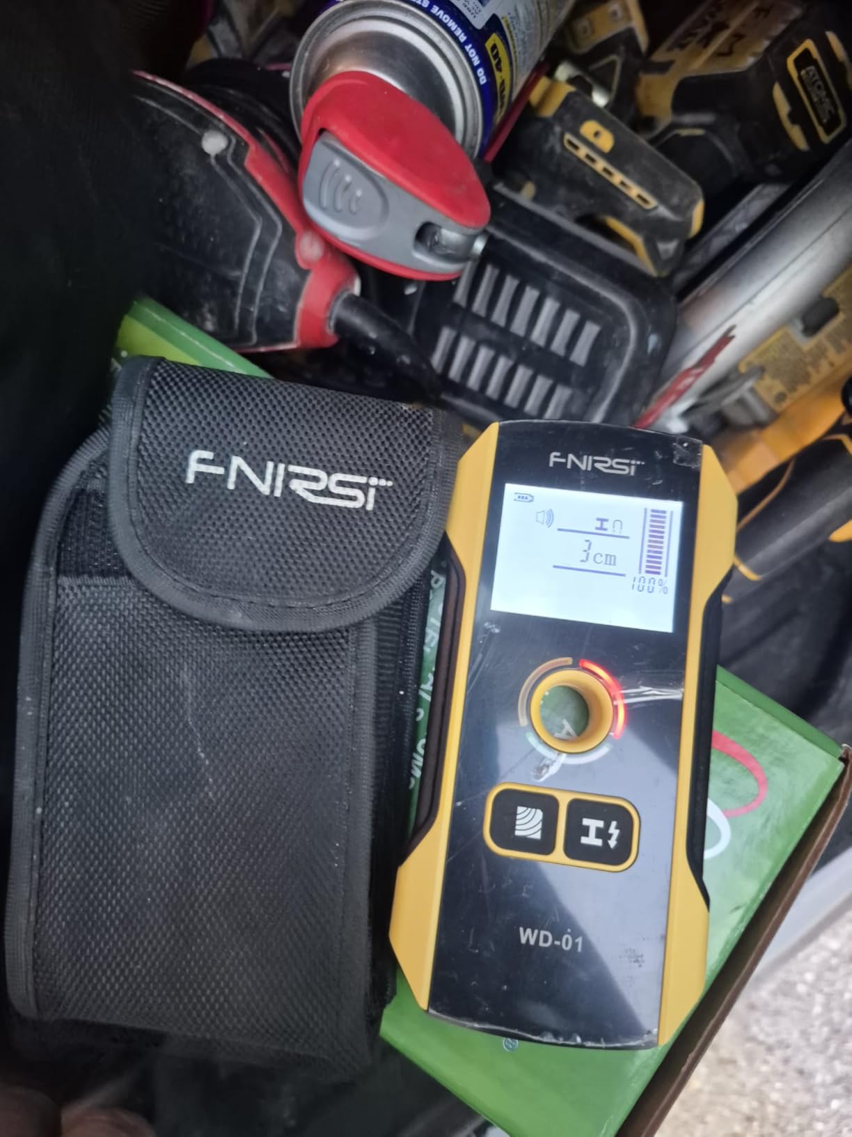 FNIRSI WD-01 6 in 1 Rechargeable Stud Finder Wall Scanner, Positioning Hole customer photo 1