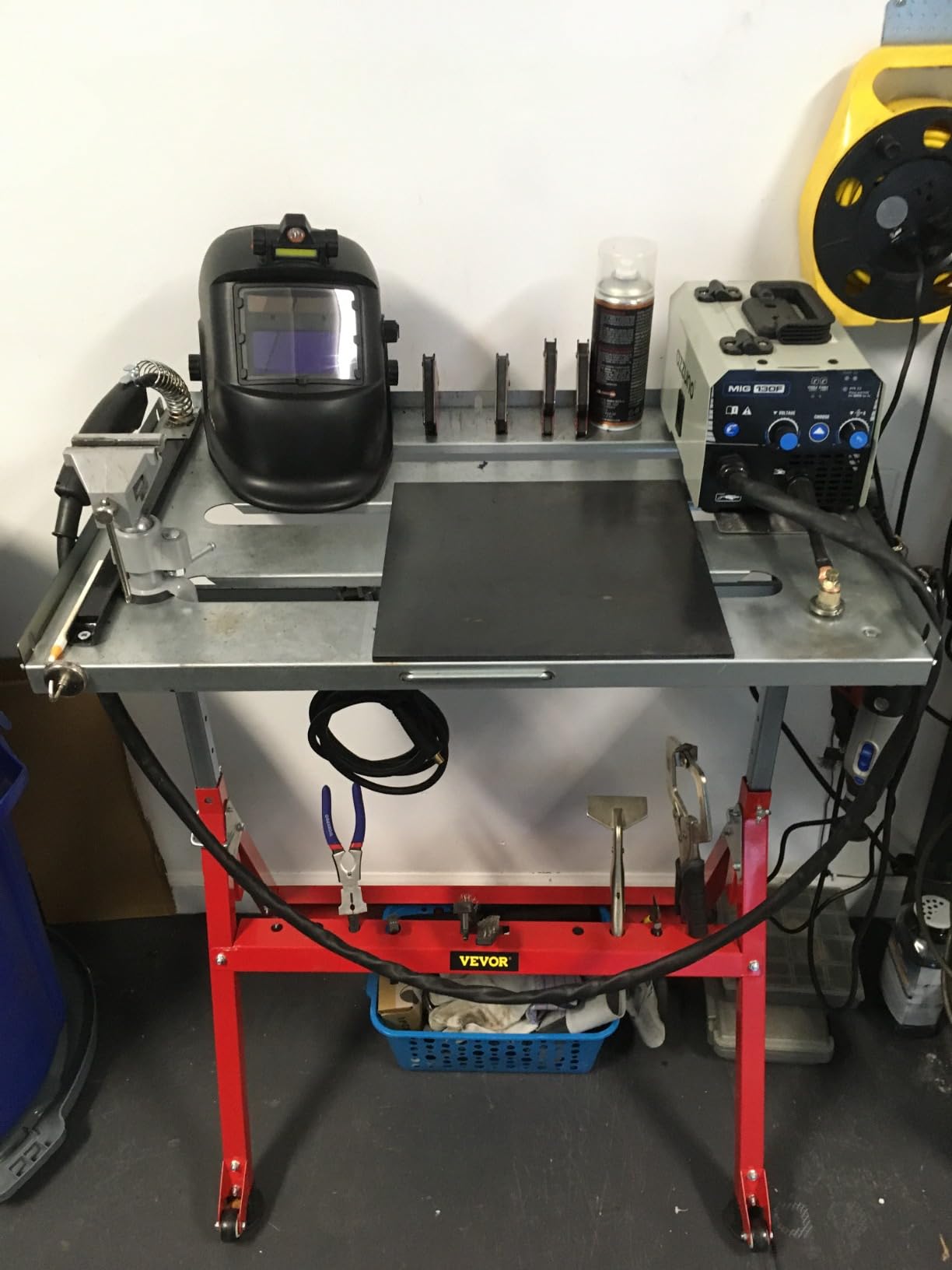 AZZUNO MIG Welder,Flux Core Welder Machine 110V 130Amp, Gasless MIG Welding Machine IGBT Inverter Welder Portable Wire Feed Welder (110V) customer photo 2