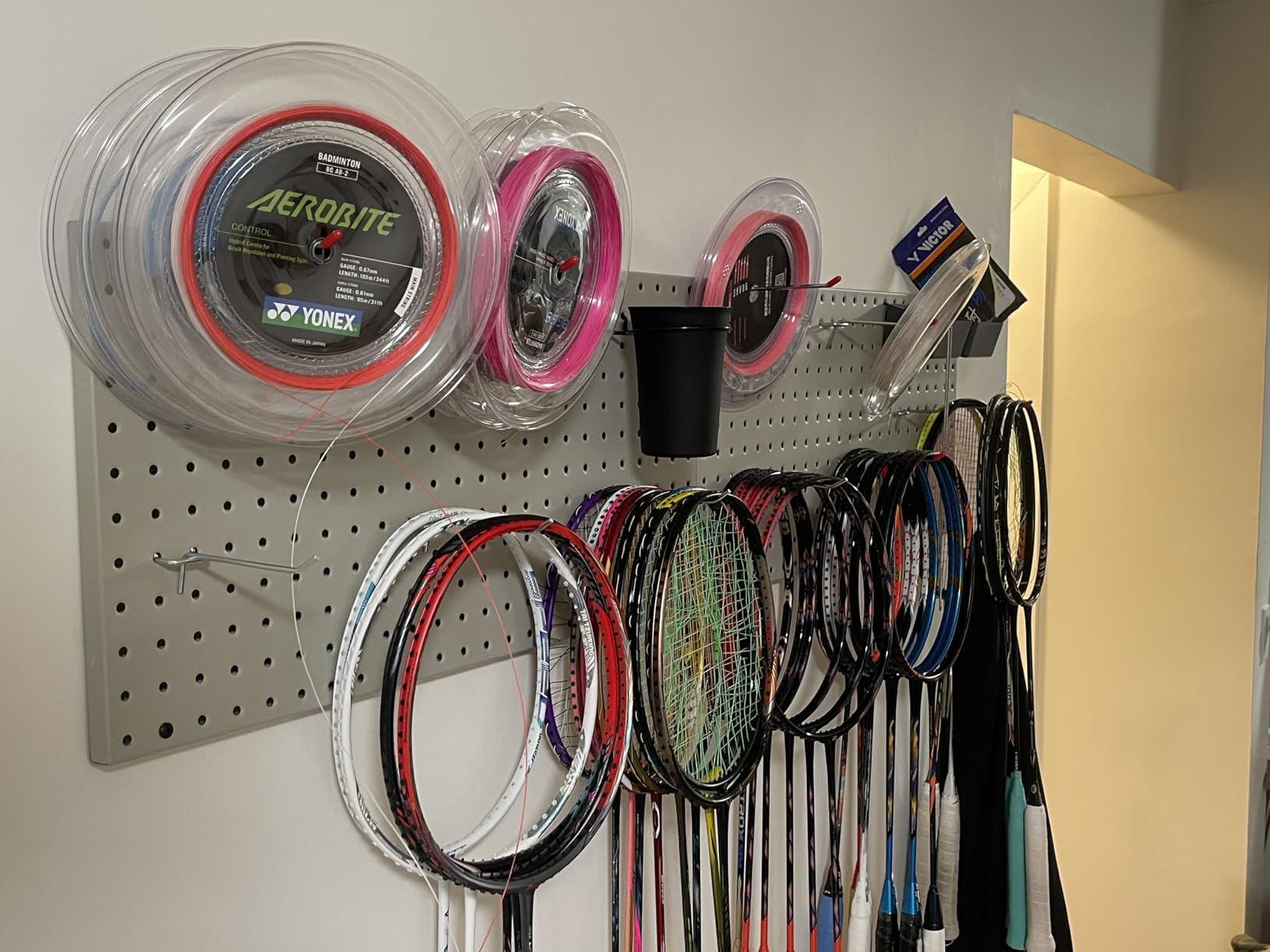 TORACK Metal Pegboard Wall Organizer 24