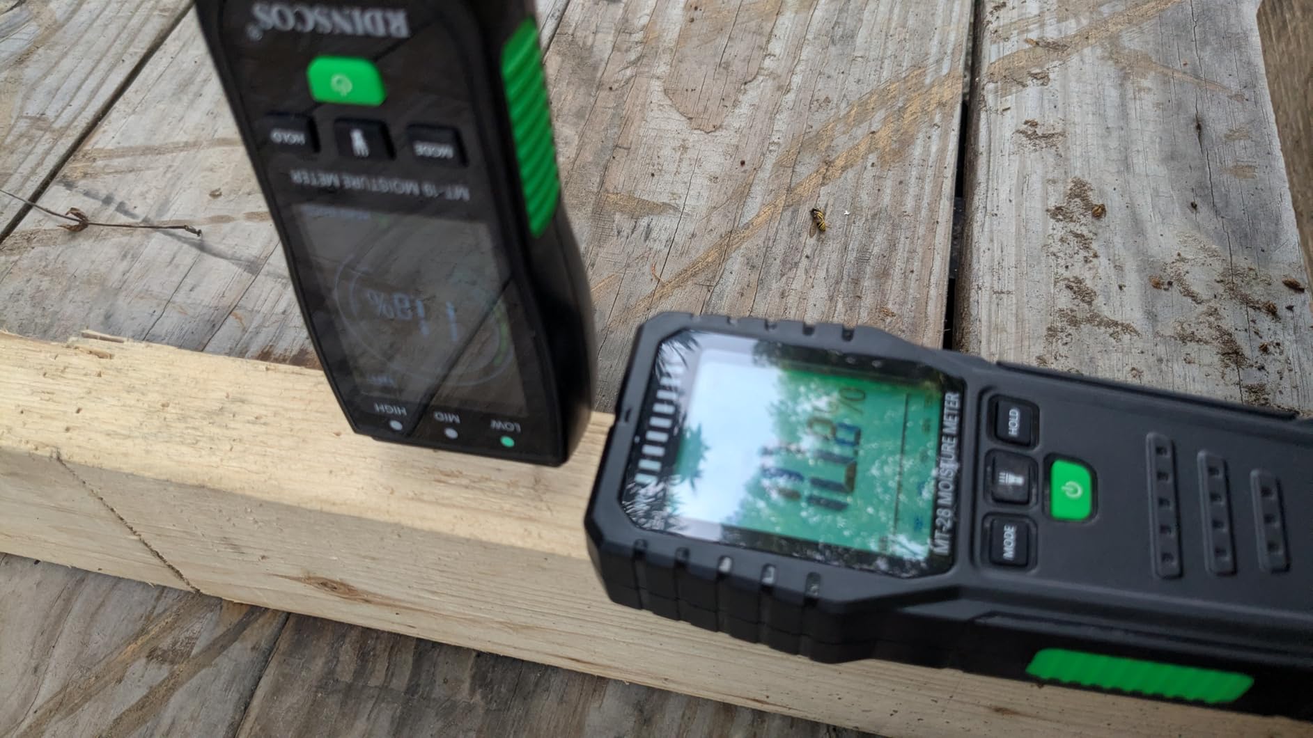 RDINSCOS Digital Moisture Meter Pin-Type Wood Moisture Detector customer photo 2