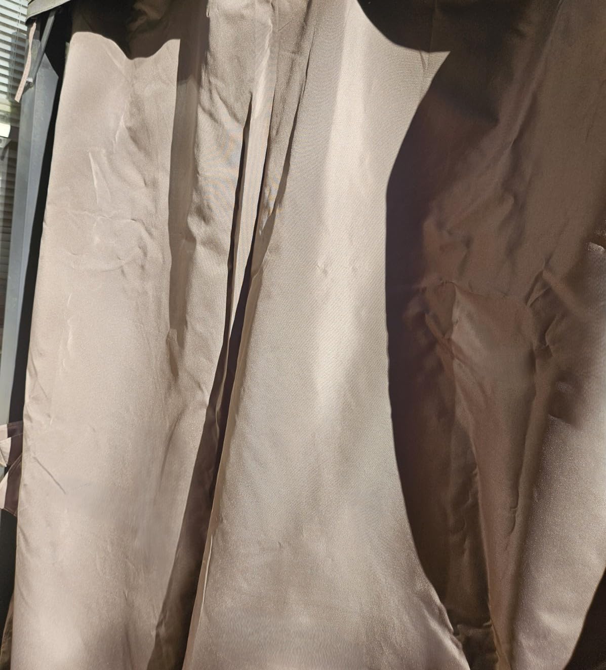 SCOCANOPY Khaki 10' x 12' Gazebo Privacy Curtain Set for Lowe's Allen Roth 10X12 Gazebo Model #GF-12S004B-1 / GF-12S004BTO/ TPGAZ17-002 customer photo 1