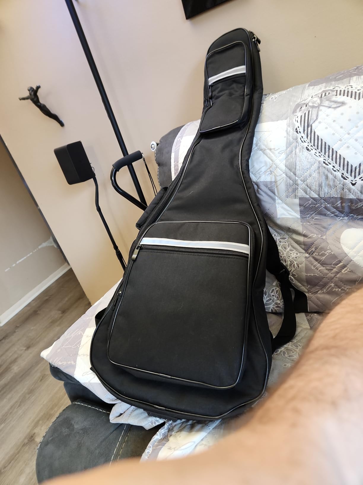 CAHAYA 88 Key Keyboard Case Electric Keyboard Piano Gig Bag 0.5inch Thick Padded Case with Side Handles and Adjustable Shoulder Straps CY0327 customer photo 1