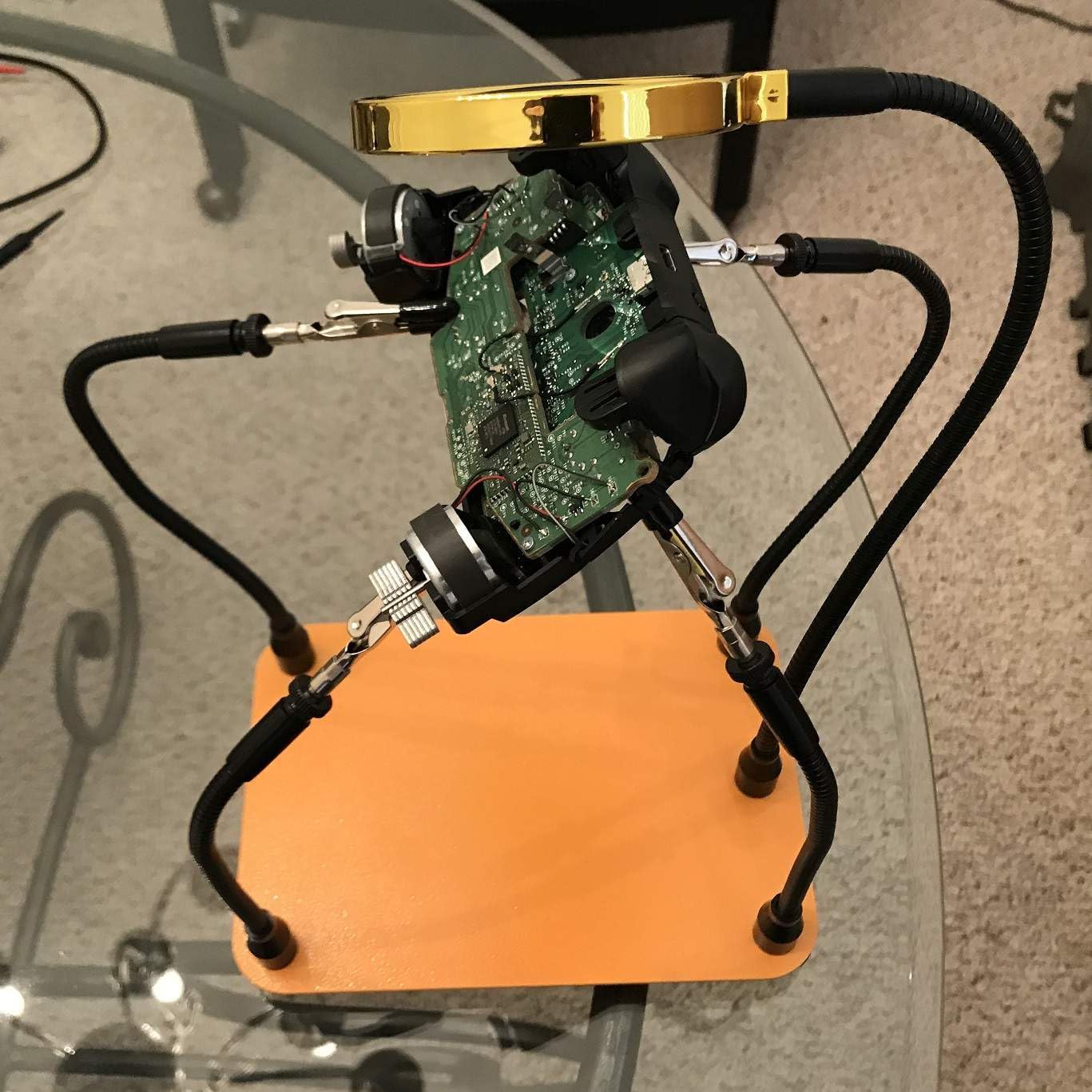 Helping Hands Soldering Station Magnifying Glass PCB Holder Tool customer photo 2