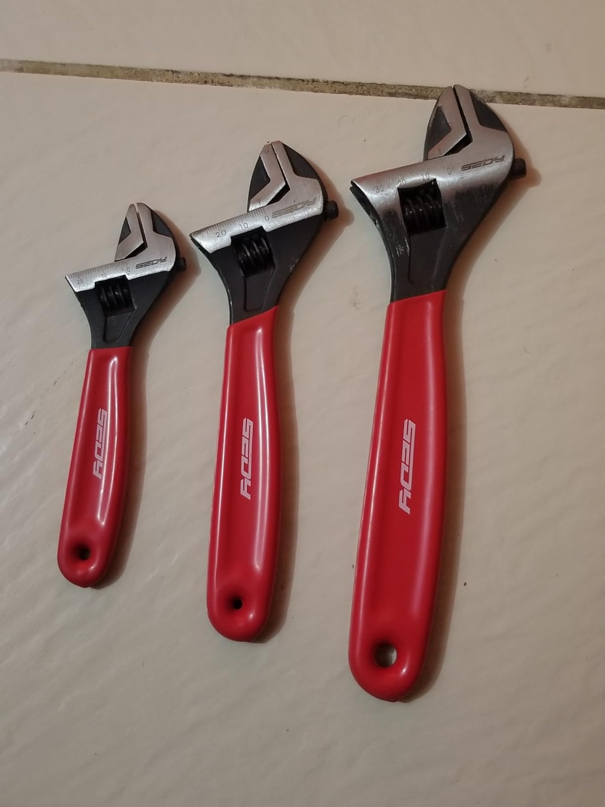 SEDY Adjustable Wrench Set Pipe Spanner: 6