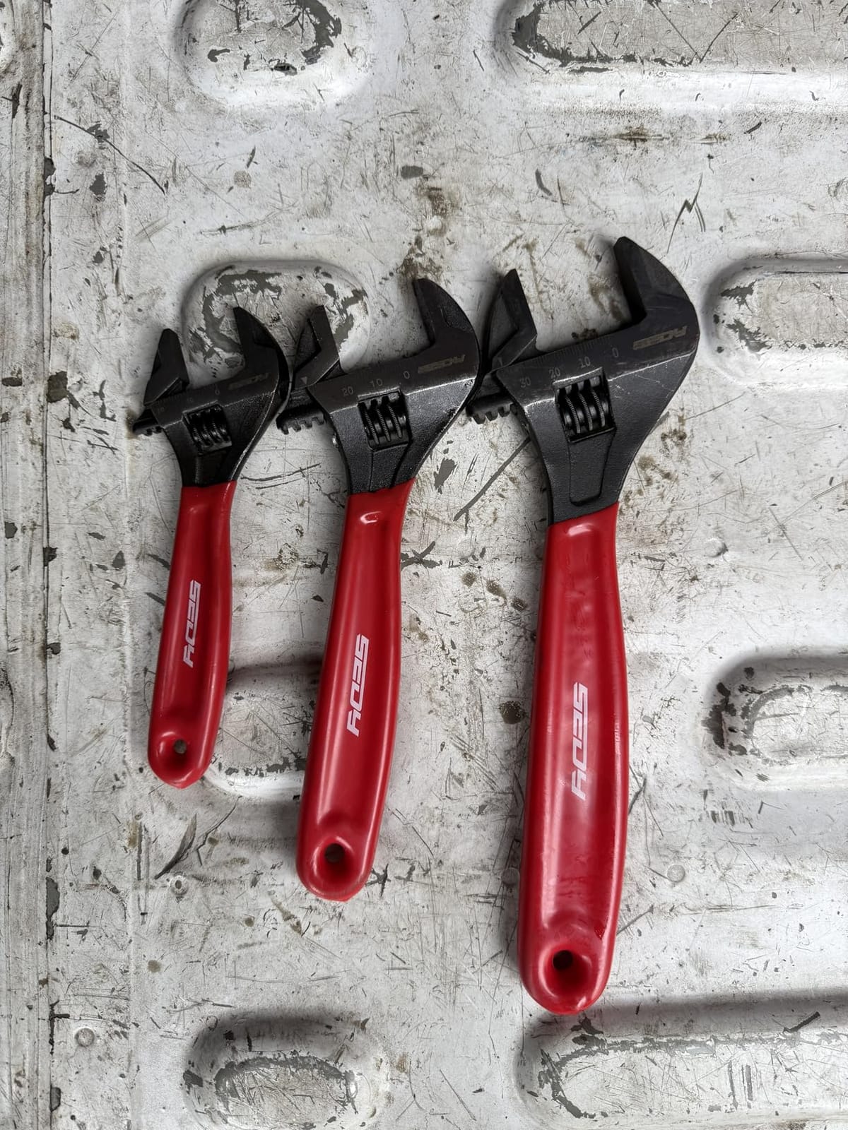 SEDY Adjustable Wrench Set Pipe Spanner: 6
