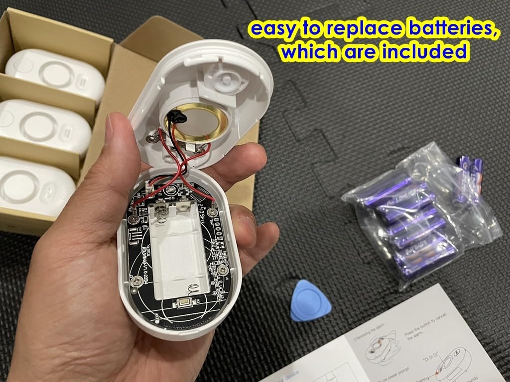 5 Pack Water Leak Detectors for Home, 100dB Water Sensor Alarm for Basement customer photo 1