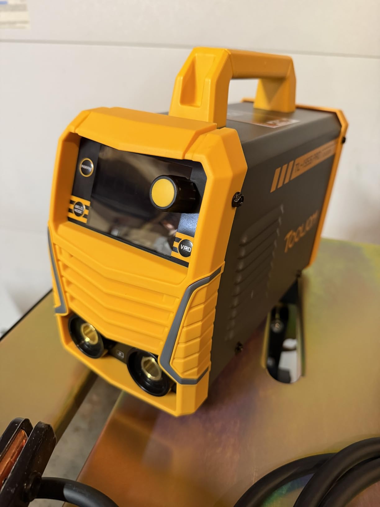 TOOLIOM 195A 110/220V Stick Welder, LCD Display IGBT MMA Machine customer photo 1