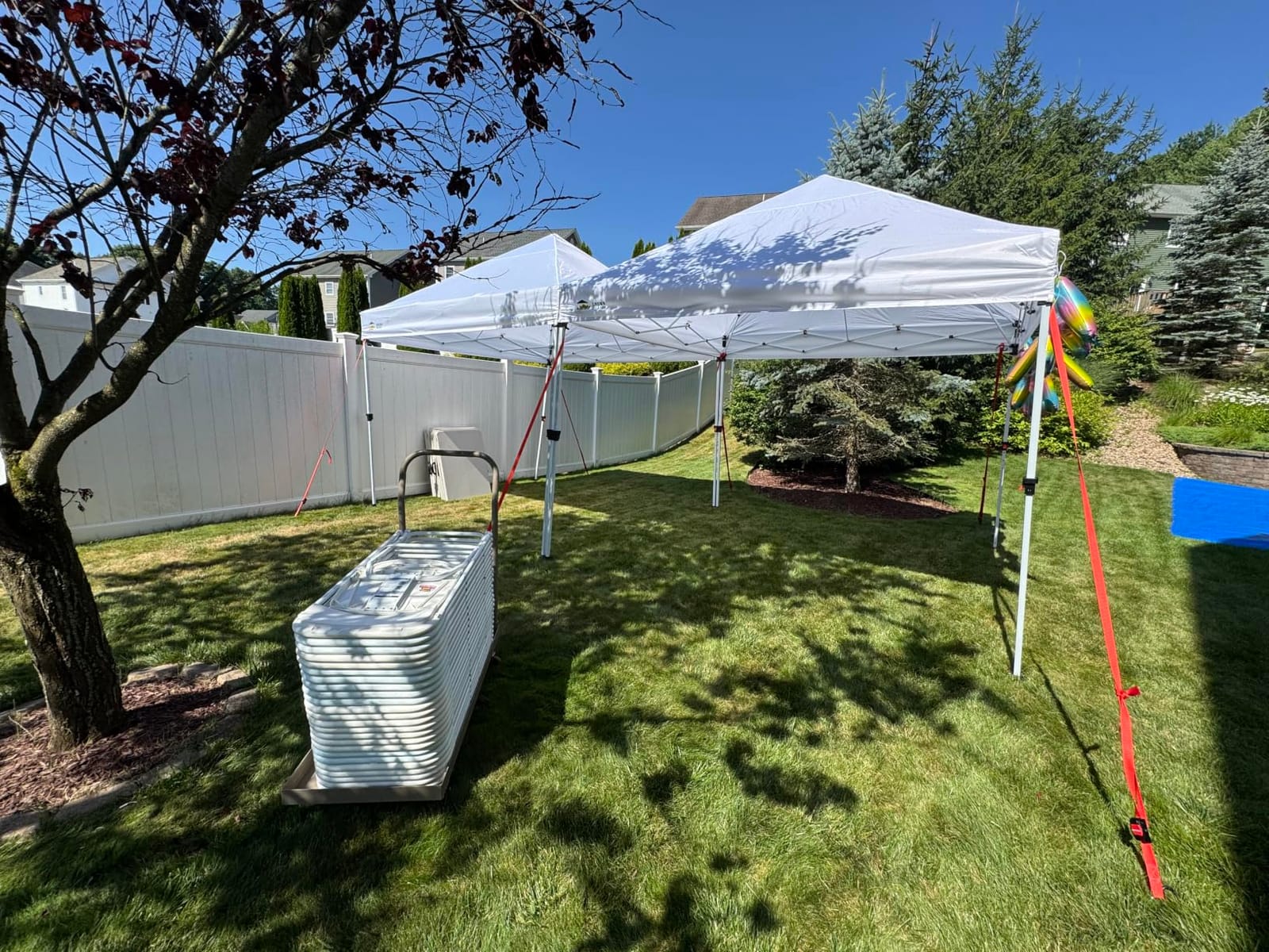CROWN SHADES Commercial 10x10 Pop Up Canopy,Canopy Tent,White customer photo 2