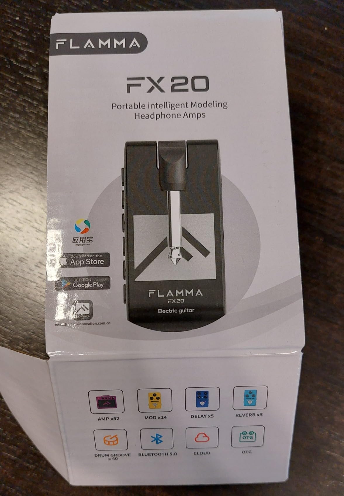 FLAMMA FX20 Guitar Headphone Amp with APP 40 Drum Grooves 52 Amp Modes 5 Delay 5 Reverb Effects 14 Modulations for Practice Recording and Creativity customer photo 1