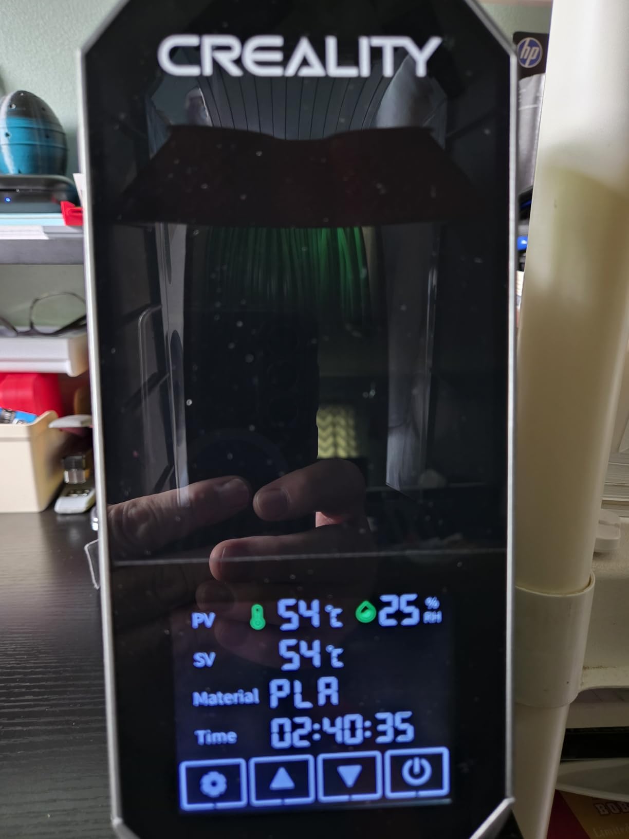 2026 New Creality Space PI Filament Dryer-Christmas Gifts, 3D Printer Filament Dryer Box with 360° Heating, Upgraded Filament Dehydrator Storage Box Support Nylon ABS PETG PLA TPU 1.75/2.85mm customer photo 2