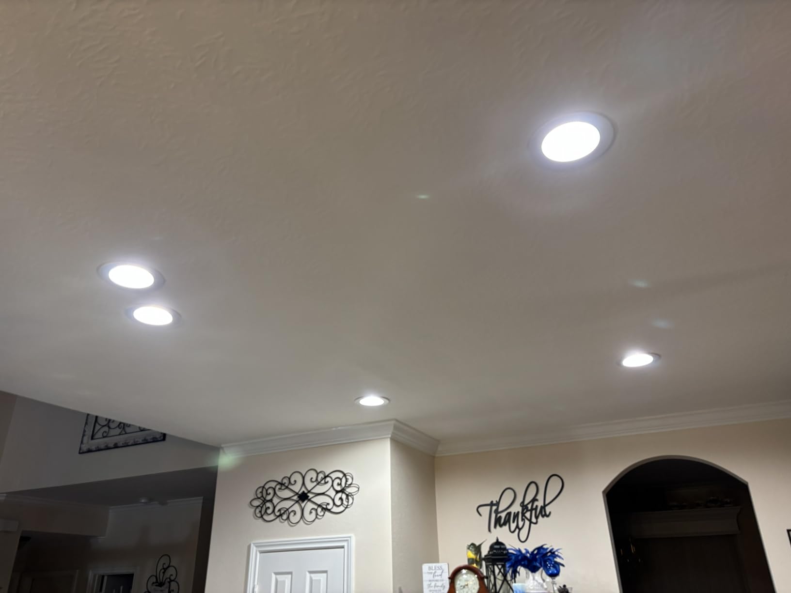 Ensenior 5/6 Inch LED Recessed Can Lights, 5CCT, 9W, 1000LM, 12 Pack customer photo 2