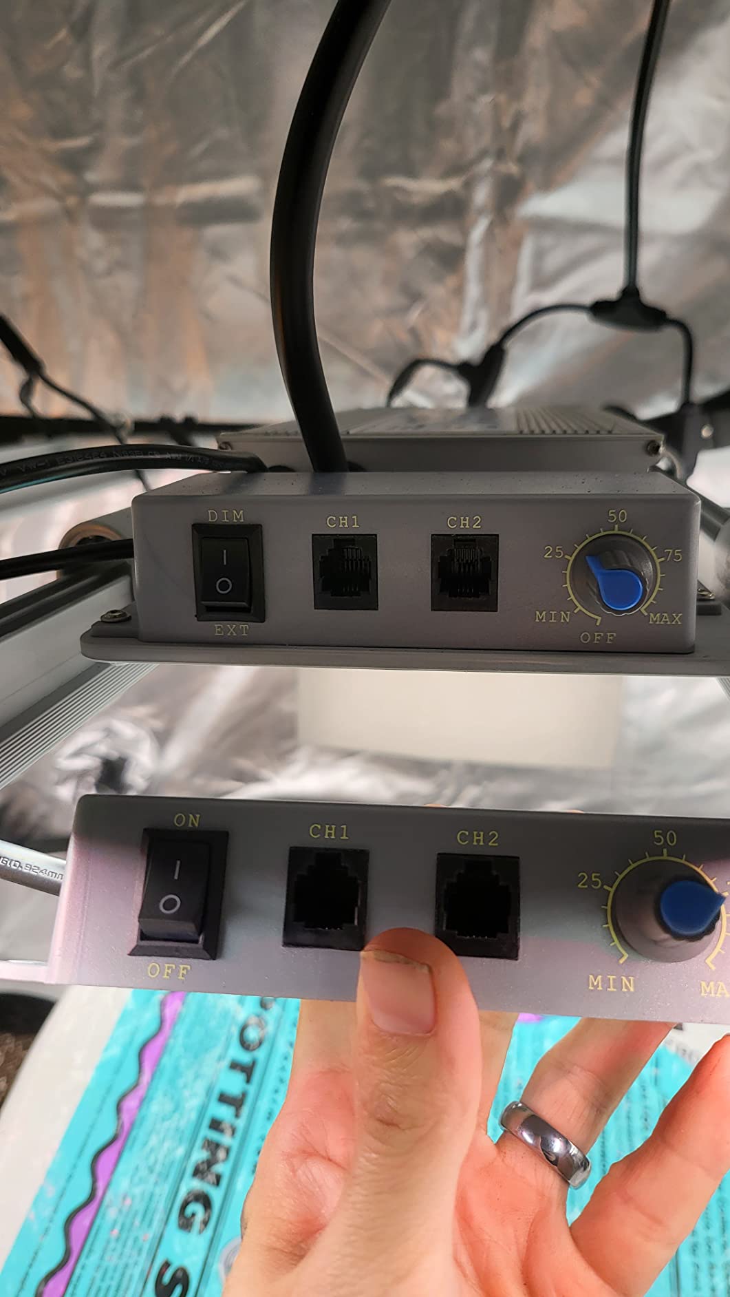 Mars Hydro FC-E1500 150W 2x2 LED Grow Light Full Spectrum Veg Bloom Flower customer photo 2