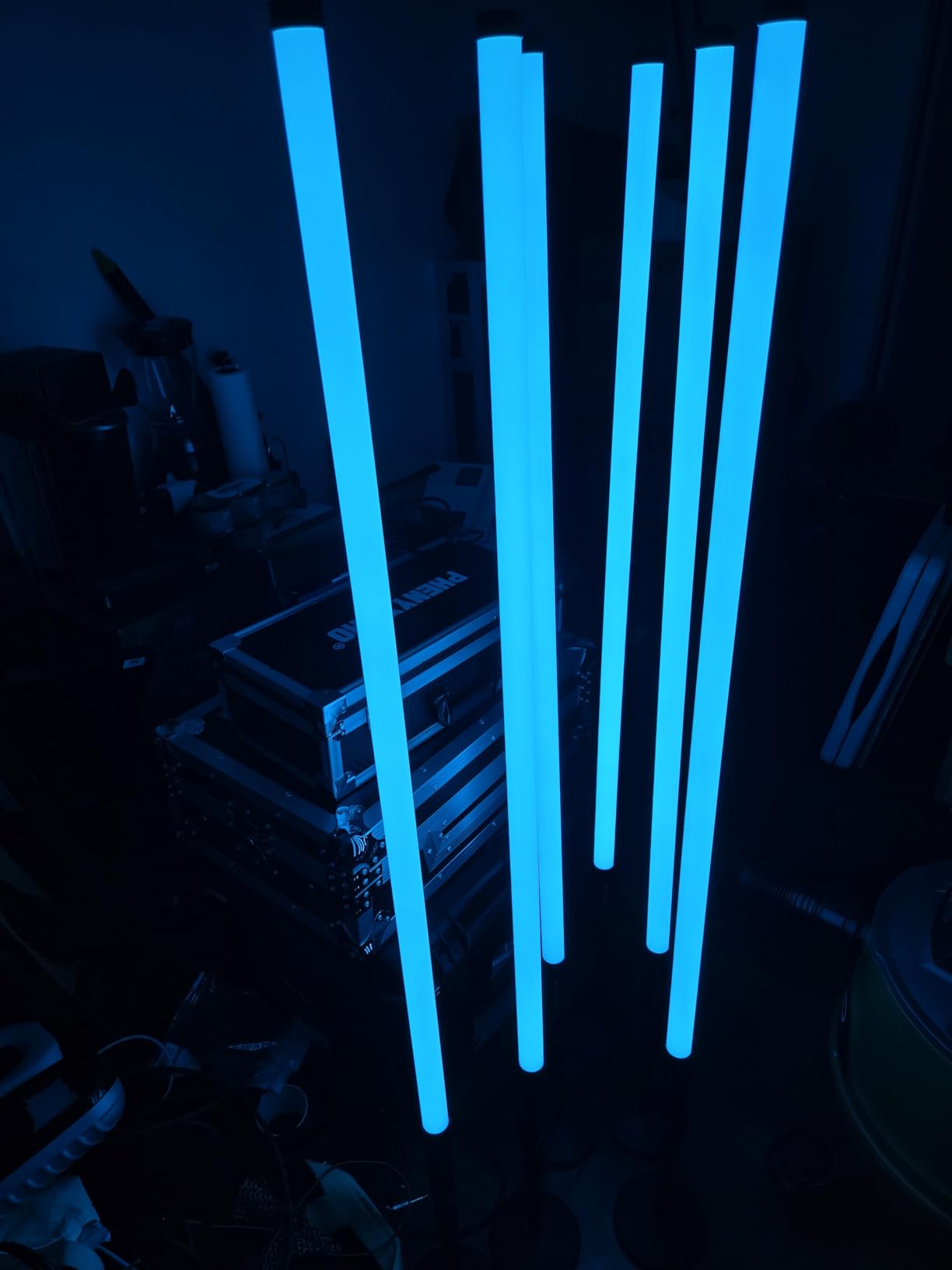 6Pack 4ft Portable 5000mAh Battery Powered RGB Tube Light with Case Handheld Color Neon Lights Bar Stand for LED Video Studio Light Stick Photography DJ Dance Party Stage Photo Booth Lighting customer photo 1