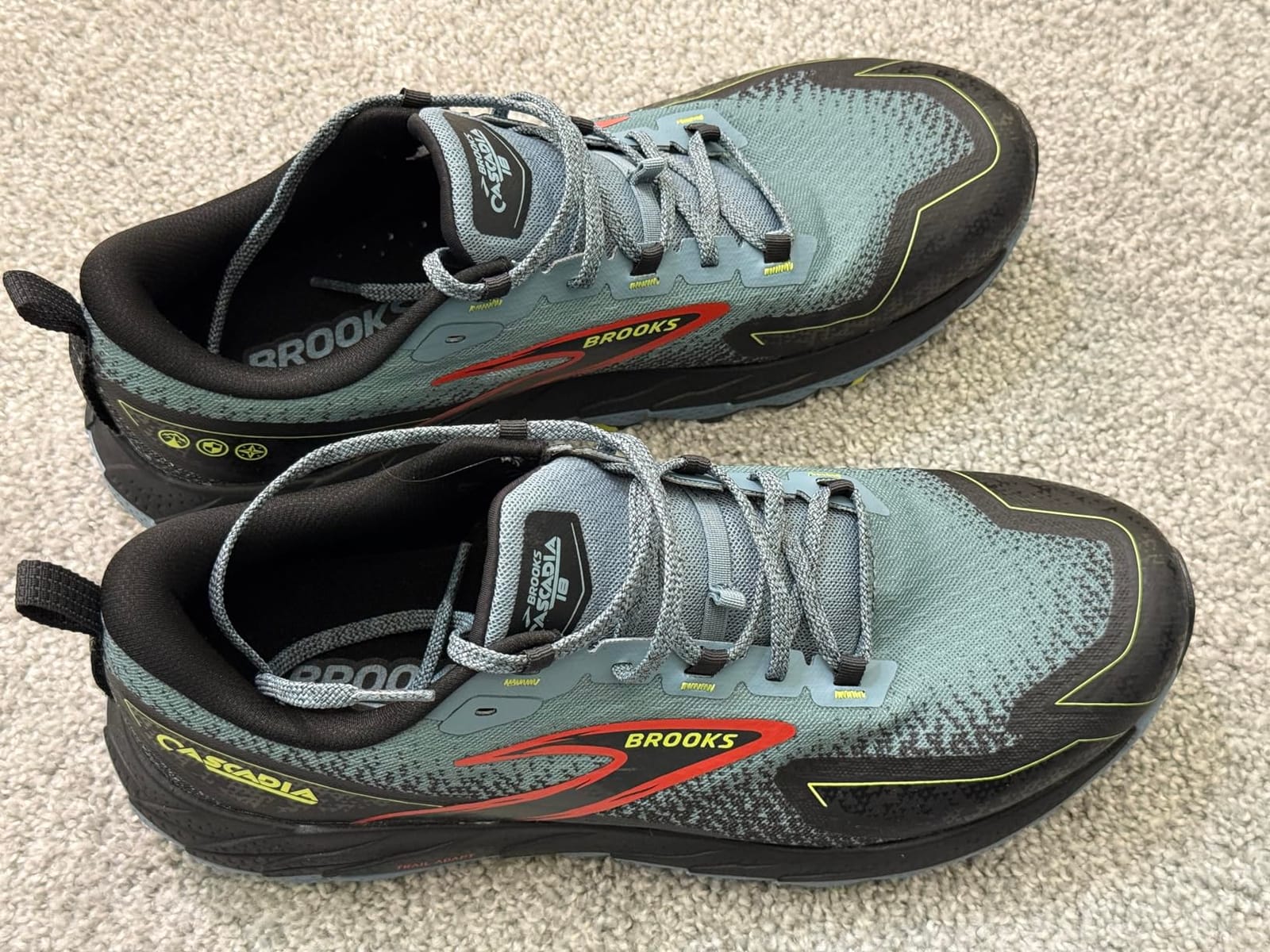 Brooks Men’s Cascadia 18 Mountain Trail Running Shoe customer photo 1