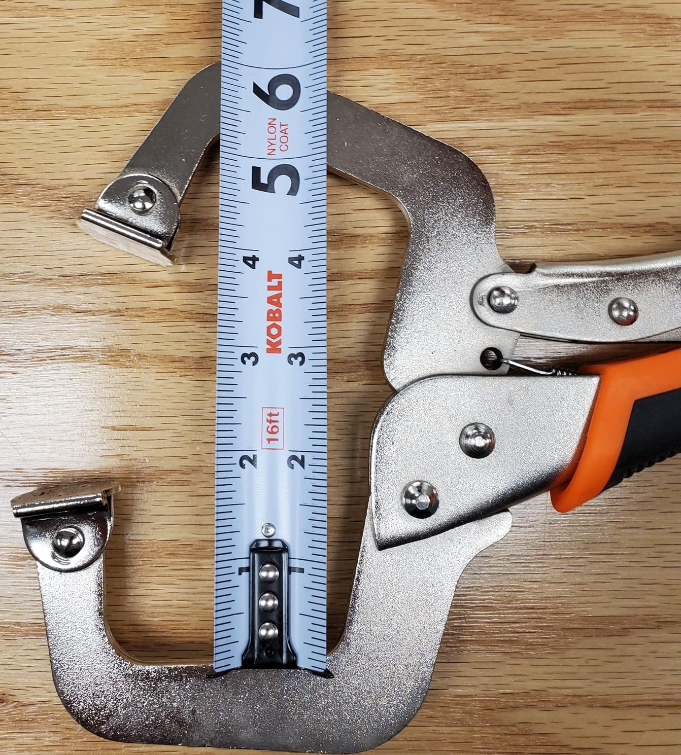 6-Inch C-Clamp Locking Pliers,Heavy Duty Vise Grip Welding Clamp With Swivel Pads for Woodworking,Home,Metalworking,Auto Repair(6 Pack) customer photo 2
