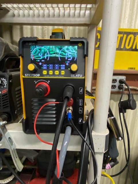SILATU 85A CNC Plasma Cutter Machine, Non-HF Blowback Pilot Arc, 110V/220V customer photo 1