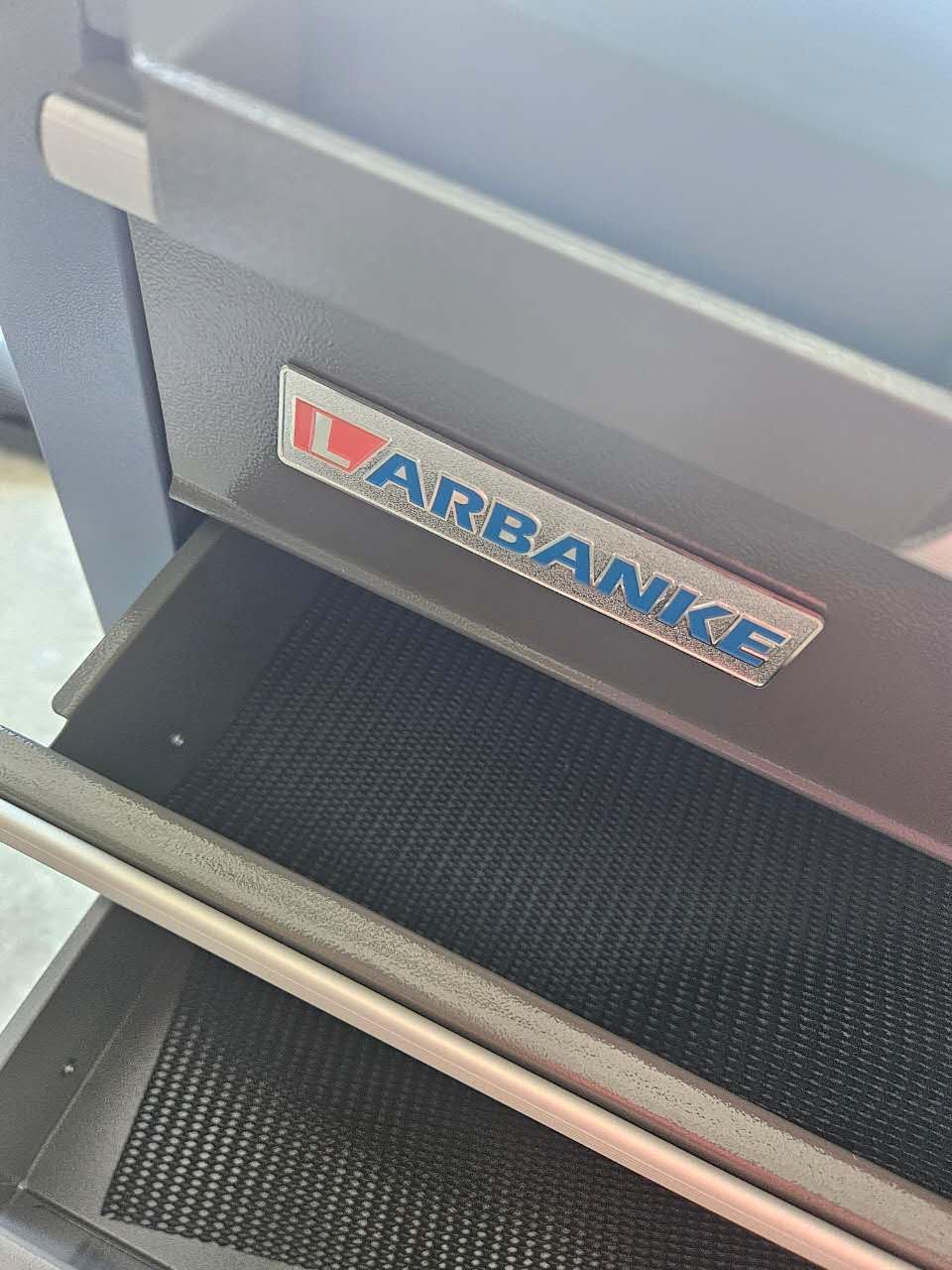LARBANKE 5-Drawer Rolling Tool Chest with Stainless CounterTop,Tool Chest with Keyed Locking System, with Wheels and Foot Pads,Rolling Tool Cabinet with Drawer Liners,Unique Link Buckle for Connecting customer photo 1